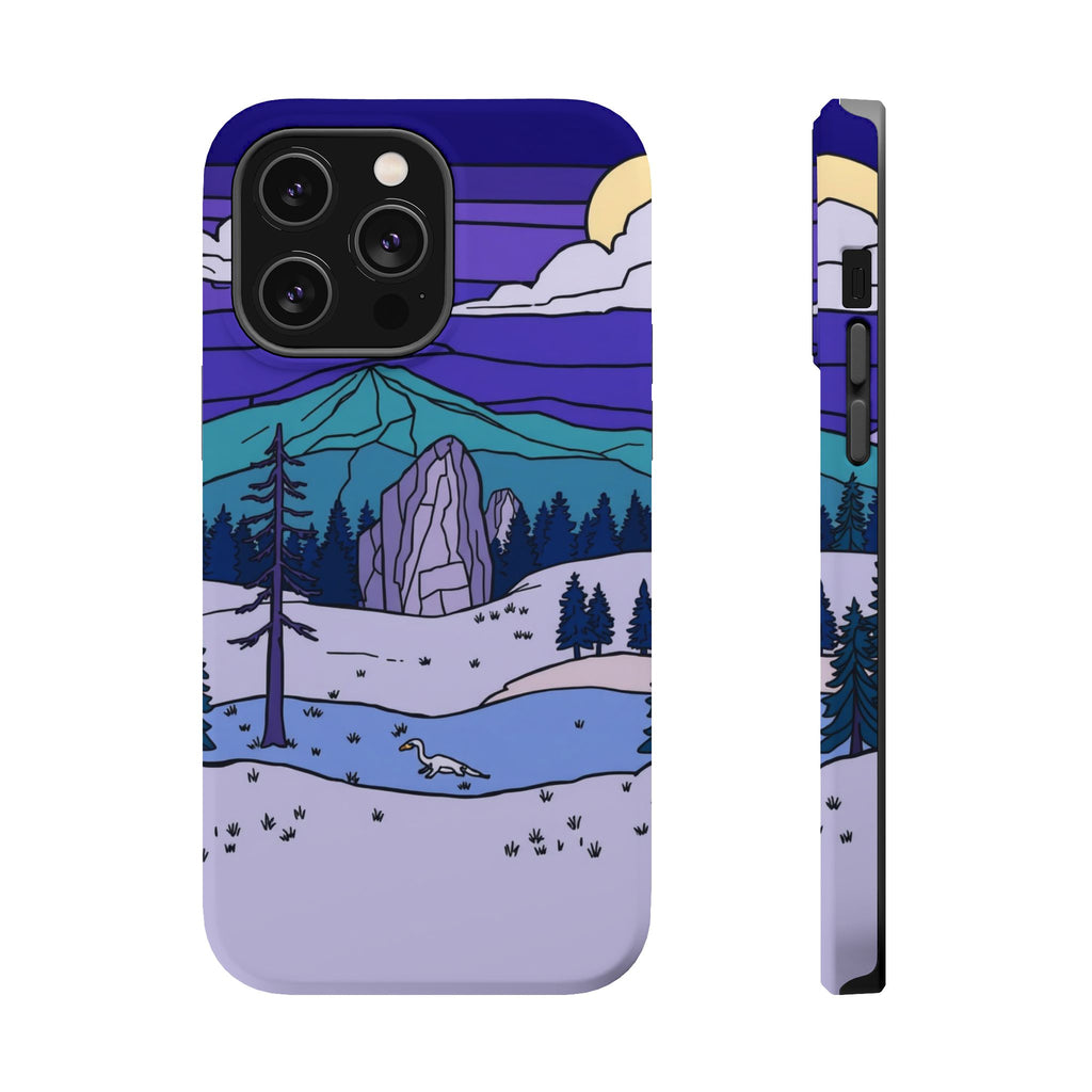 iPhone Pine Ridge Stained Glass Slim Everyday Designer Case · iPhone Case