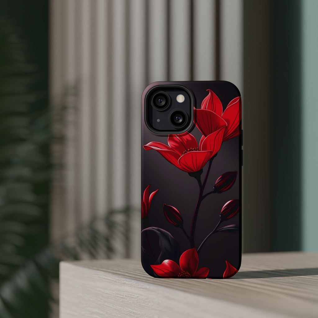 iPhone Dreamy Neon Floral Design Bold Modern Everyday Snap Case · iPhone Case
