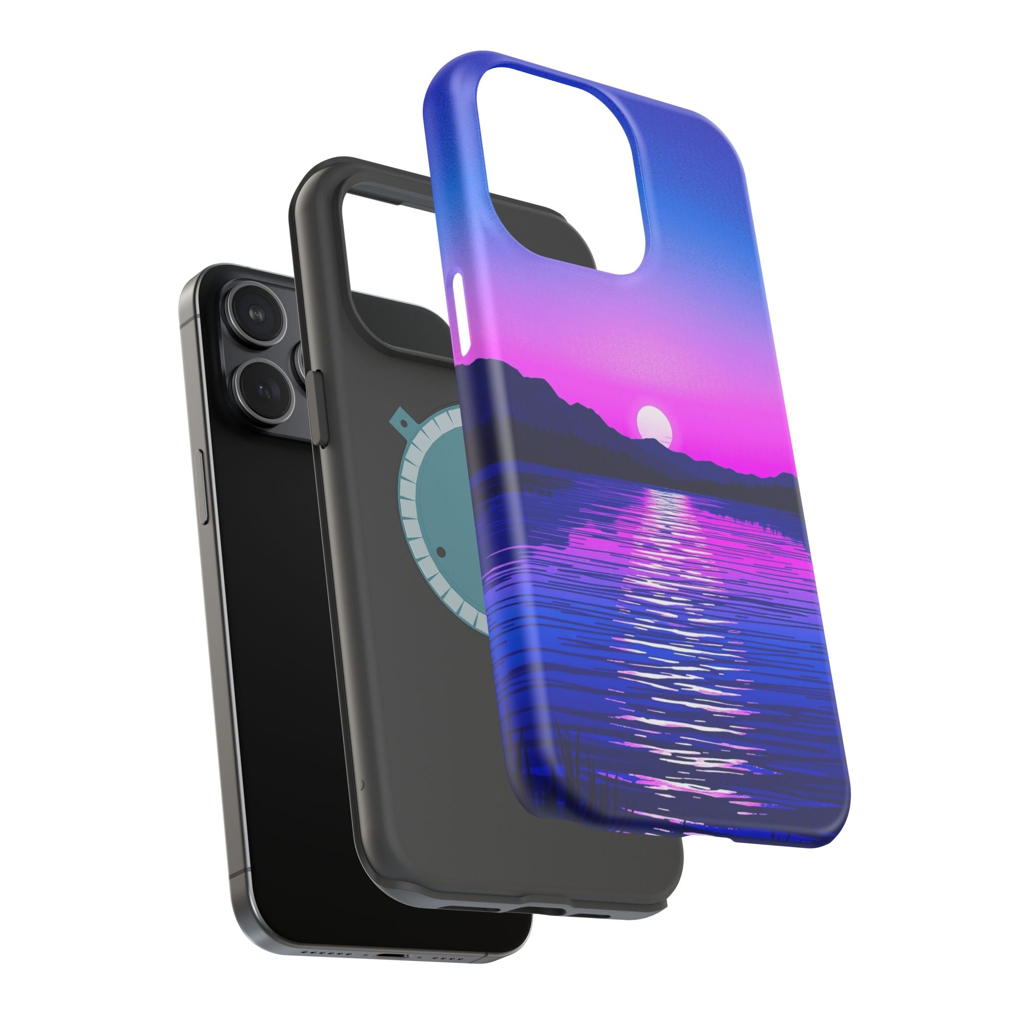 iPhone Indigo And Violet Lake at Twilight Slim iPhone Everyday Designer · iPhone