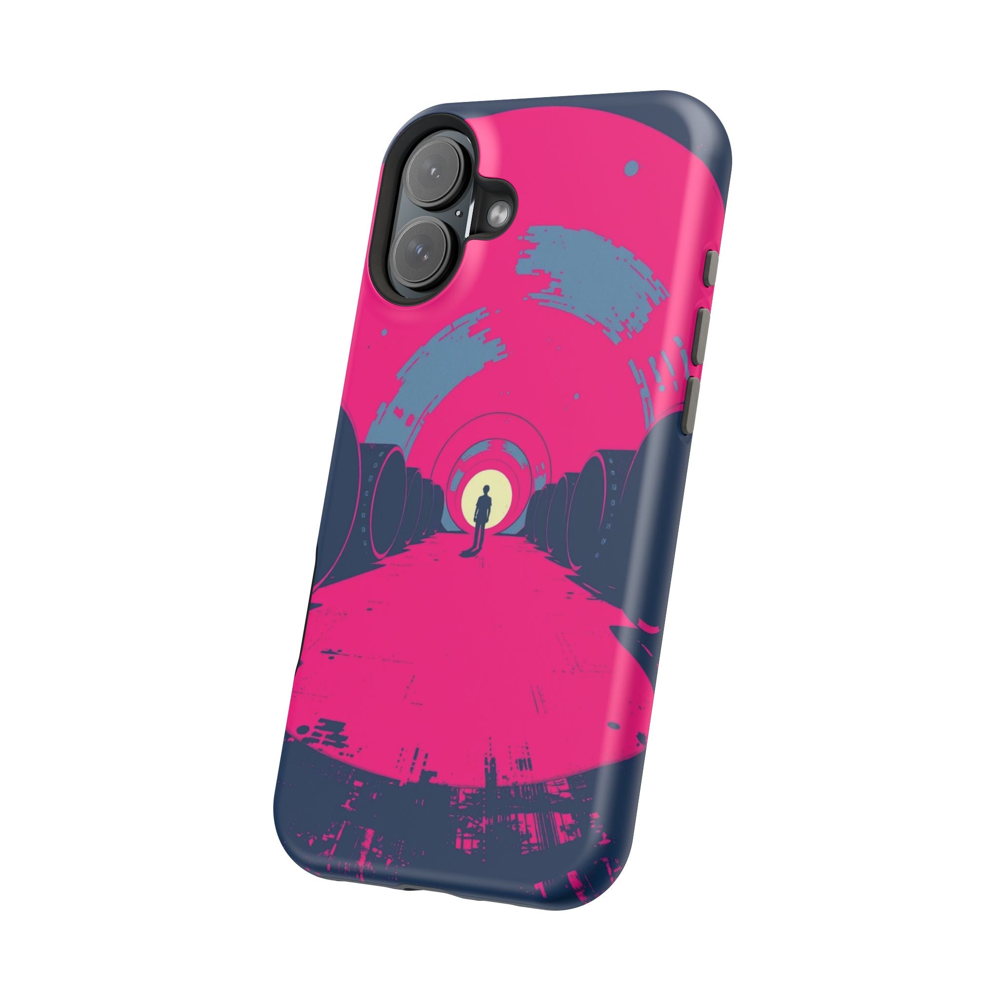 iPhone 1960s Mod Circles Bold Art Bold Modern Everyday Snap Case · iPhone Case
