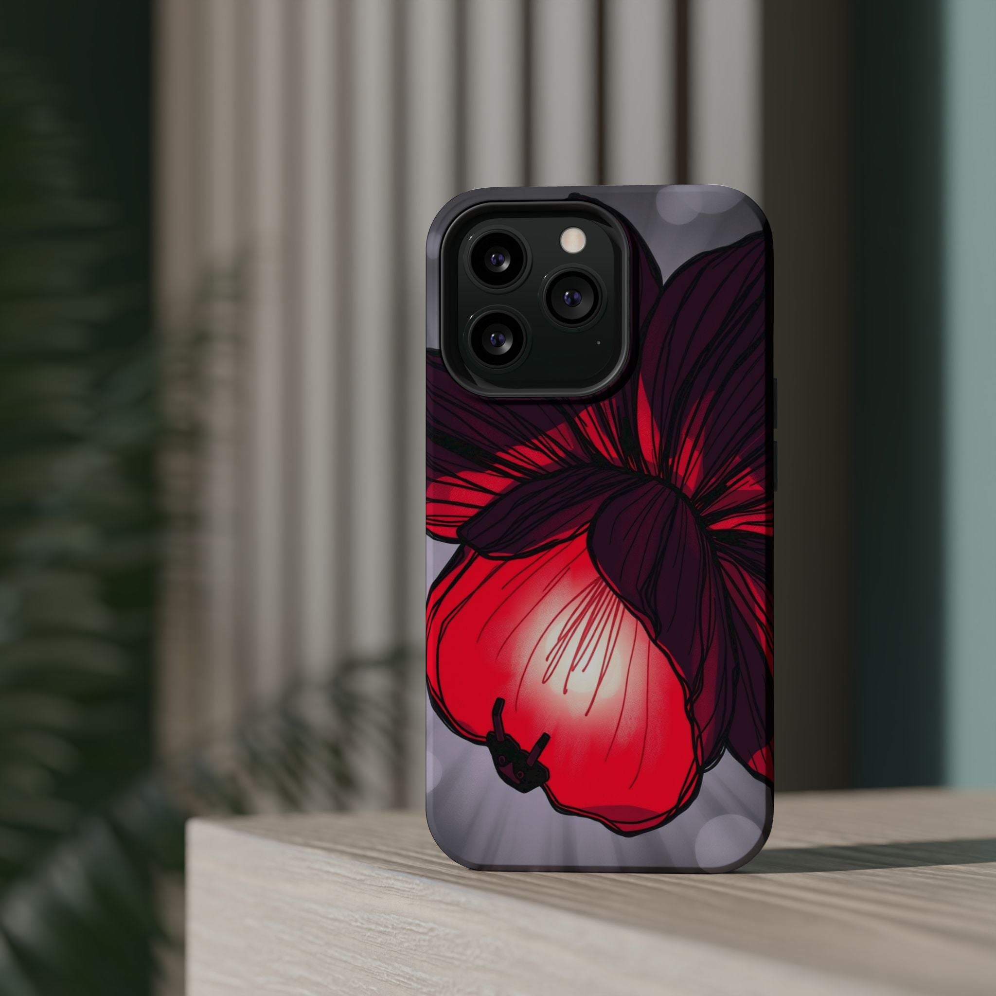 iPhone Night Bloomer Hand-Drawn Sketch Slim Everyday Designer Case · iPhone Case