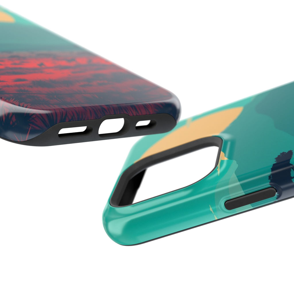 iPhone Savanna Horizon Vintage Retro Poster Slim iPhone Everyday · iPhone Case