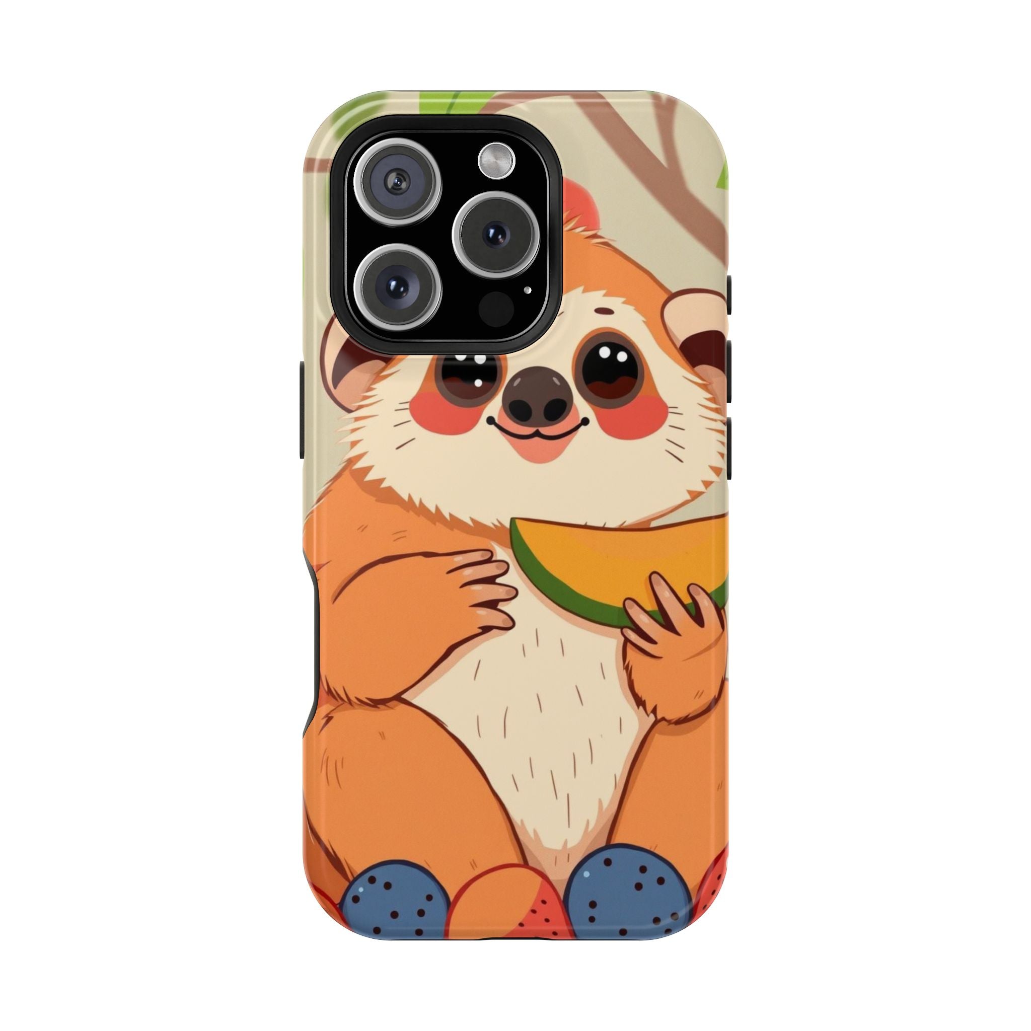 iPhone Slow Loris with Fruit Kids Fun iPhone Phone Case Gift Slim · iPhone Case
