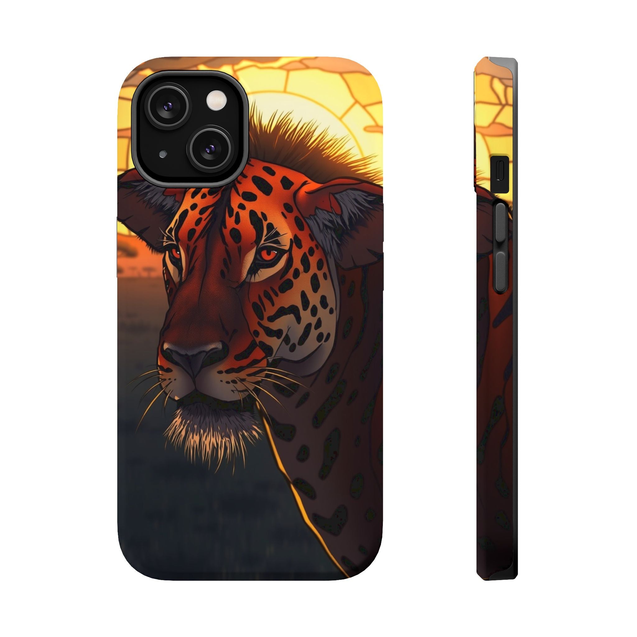 iPhone Savanna Horizon Stained Glass Slim Everyday Designer Case · iPhone Case