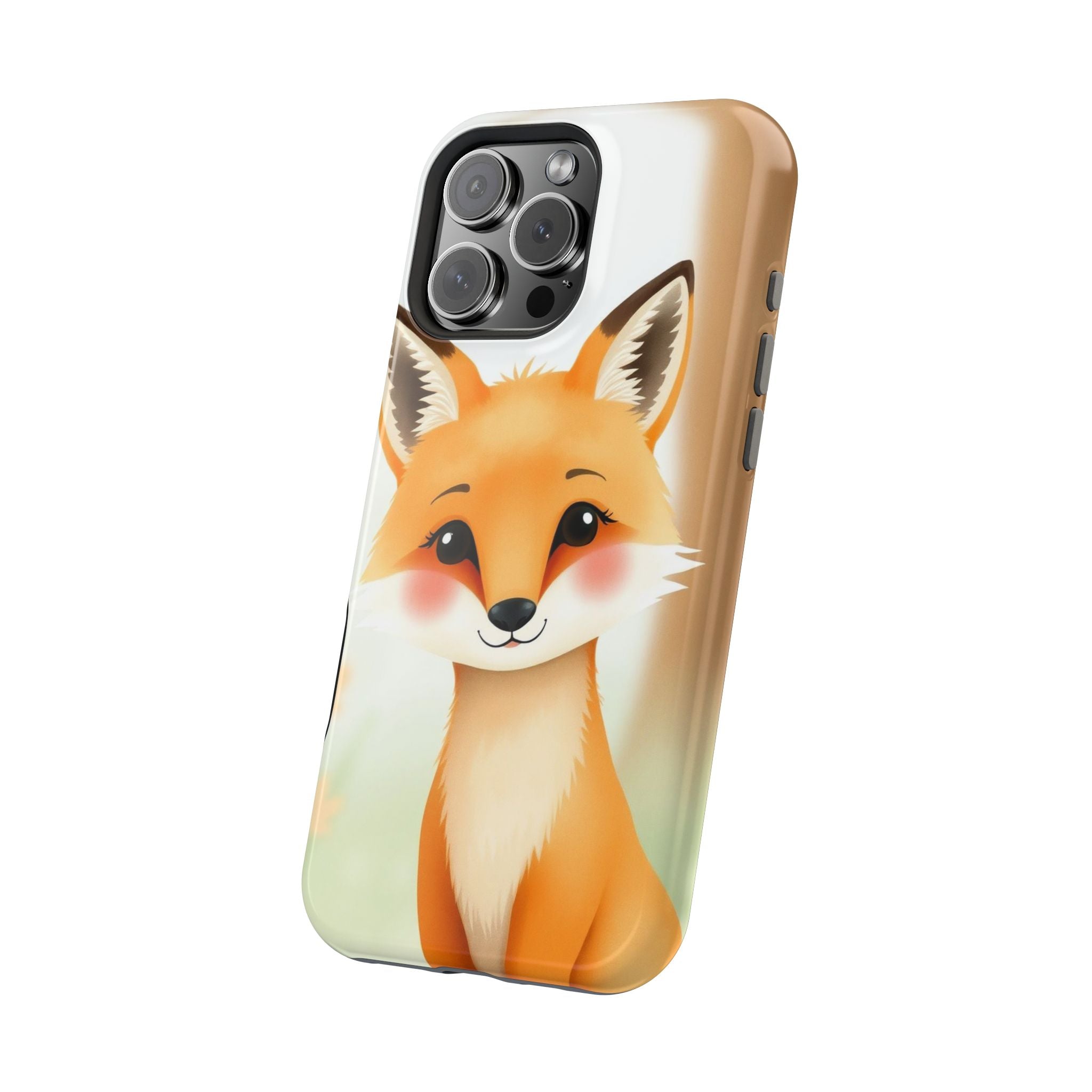 iPhone Watercolor Fox Portrait Kids Fun iPhone Phone Case Gift Slim · iPhone Cas
