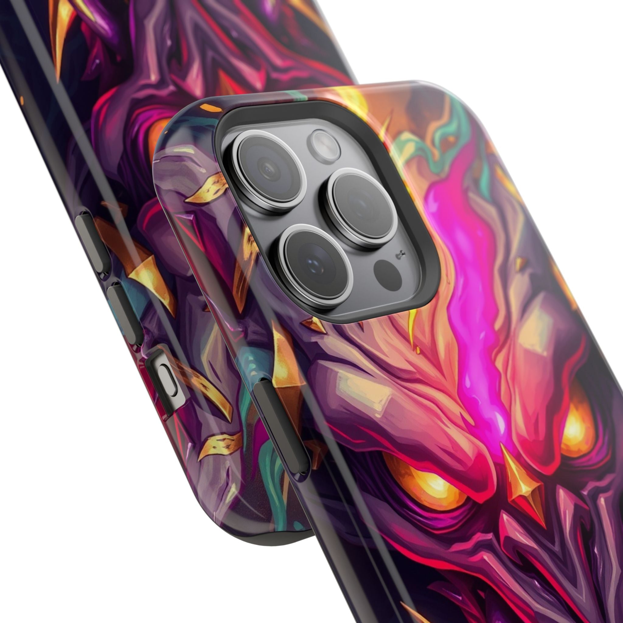 iPhone Chaos Goblin Energy Gold Foil Luxury Slim Everyday Designer Case · iPhone