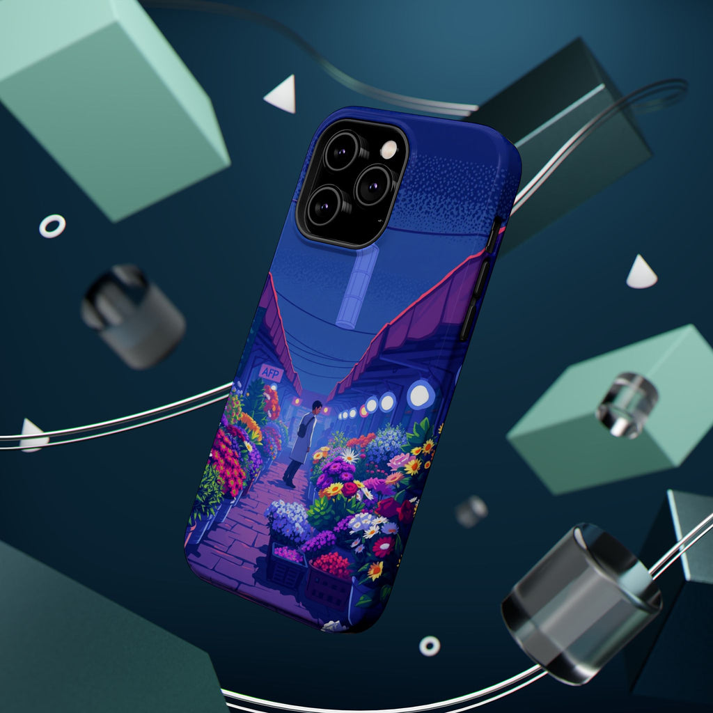 iPhone Flower Market Electric Art Bold Modern Everyday Snap Case · iPhone Case