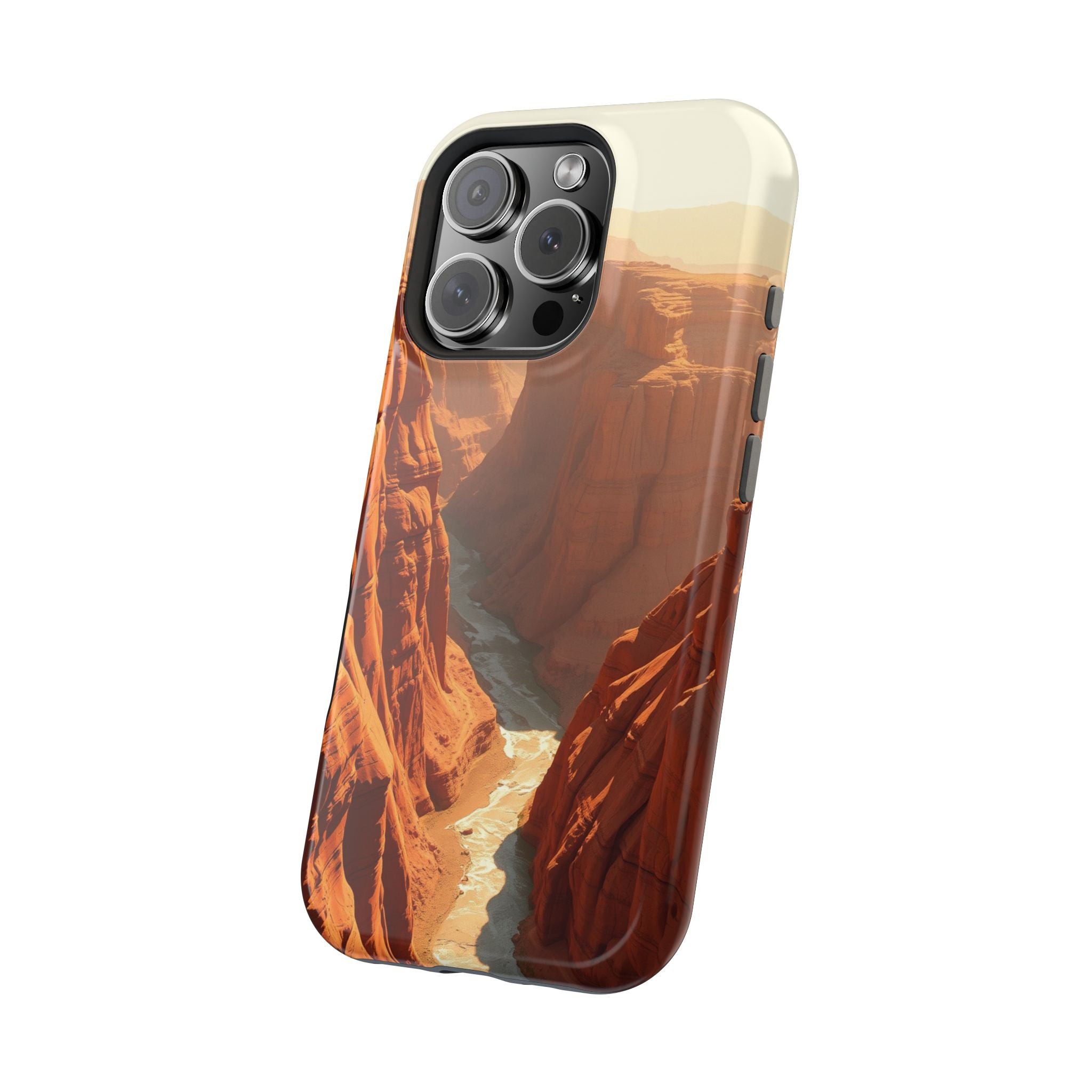 iPhone Vibrant River Canyon Design Bold Modern Everyday Snap Case · iPhone Case