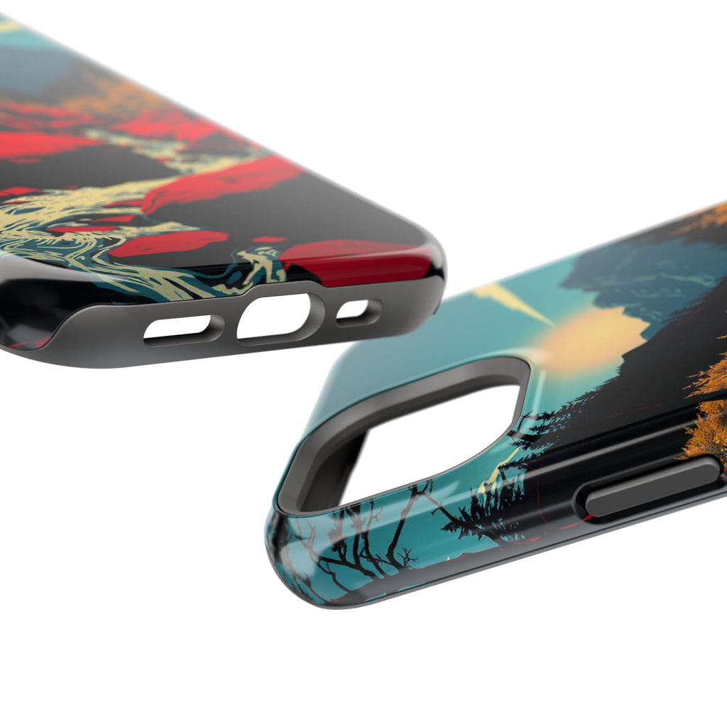 iPhone Earthy Spring Creek Design Bold Modern Everyday Snap Case · iPhone Case
