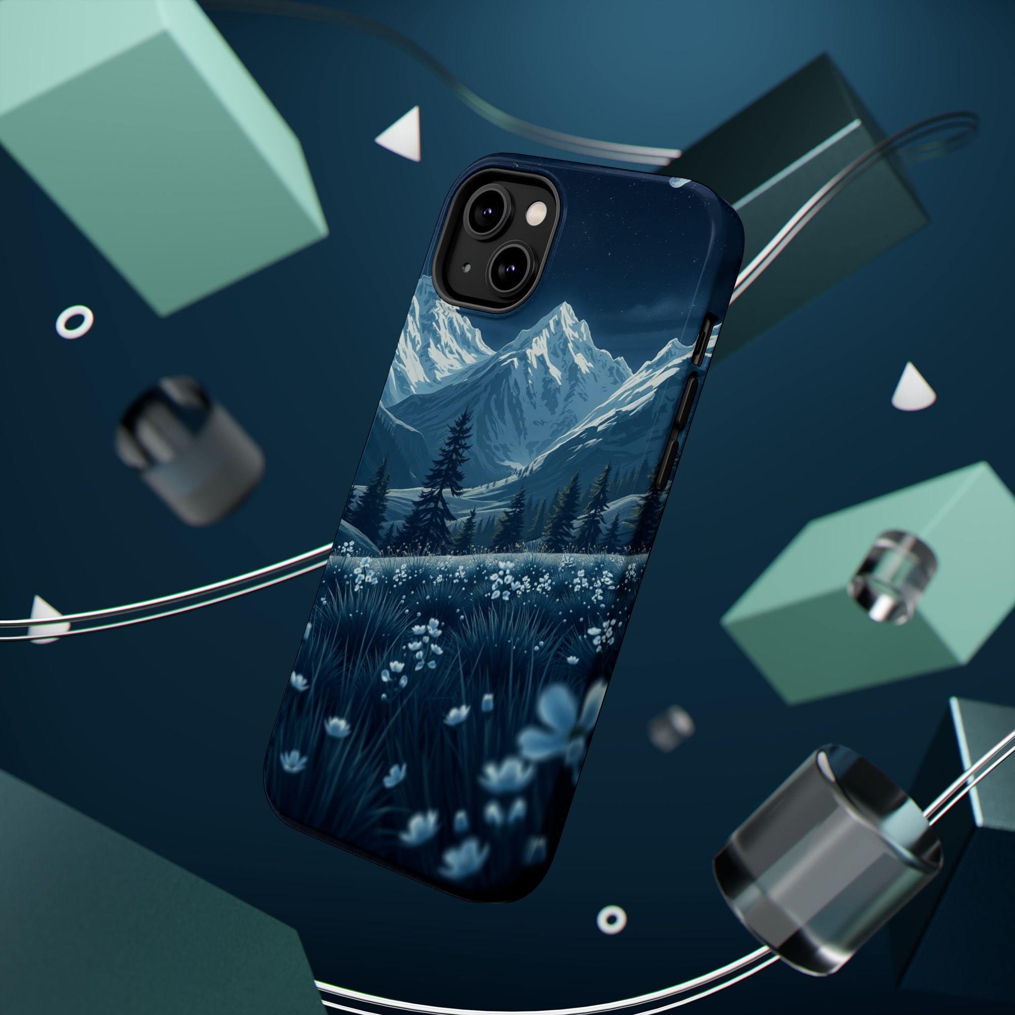 iPhone Dreamy Alpine Meadow Design Bold Modern Everyday Snap Case · iPhone Case