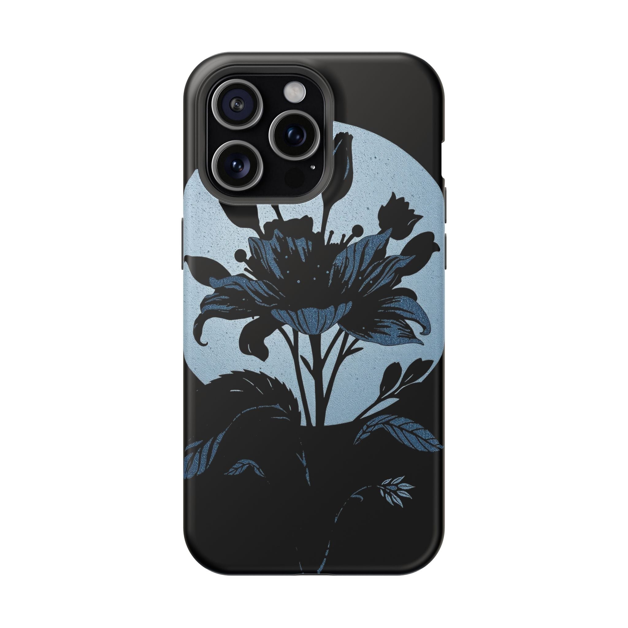 iPhone Radiant Floral Silhouette Design Slim Everyday Designer Case · iPhone Cas