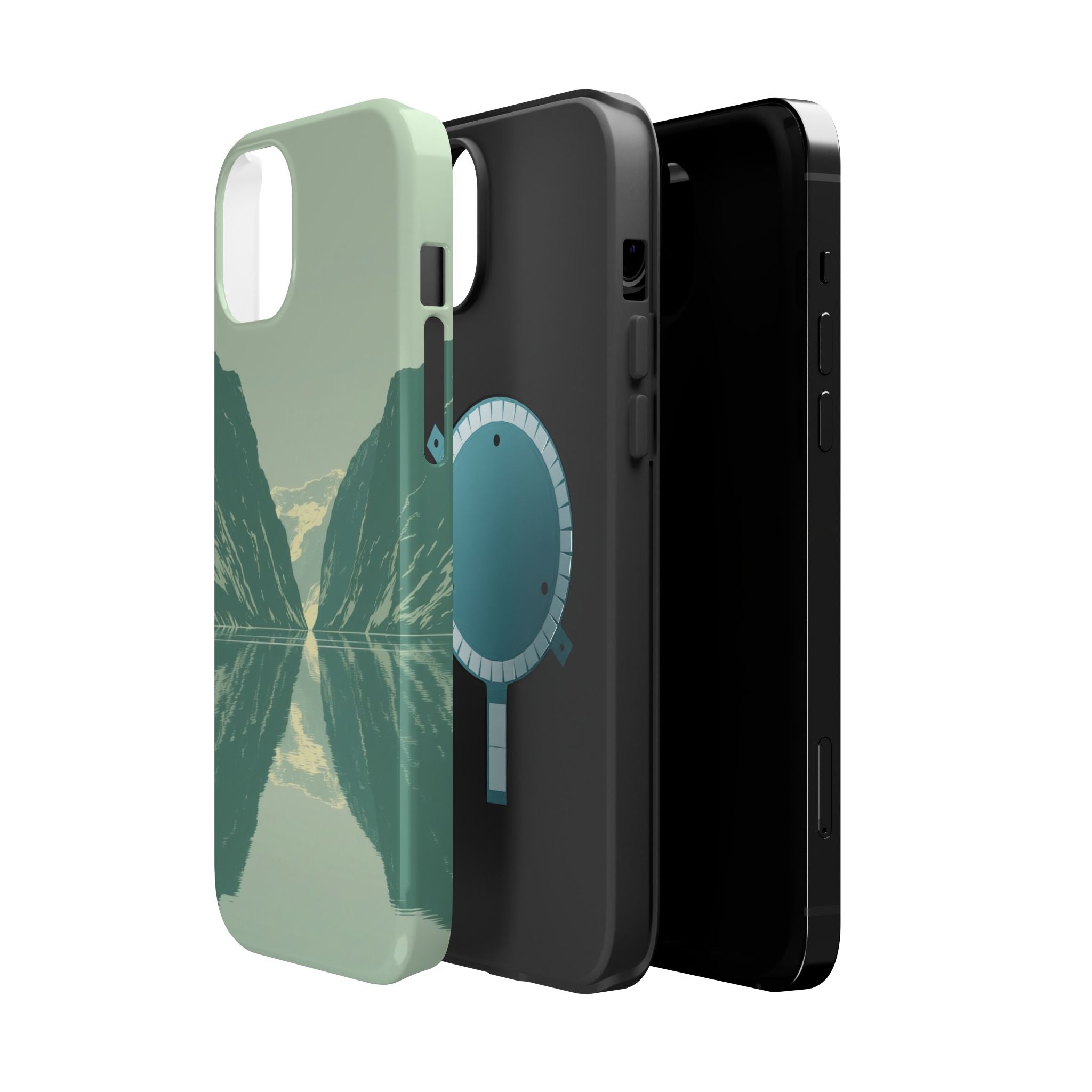 iPhone Fjord Reflection Enchanted Art Slim Everyday Designer Case · iPhone Case
