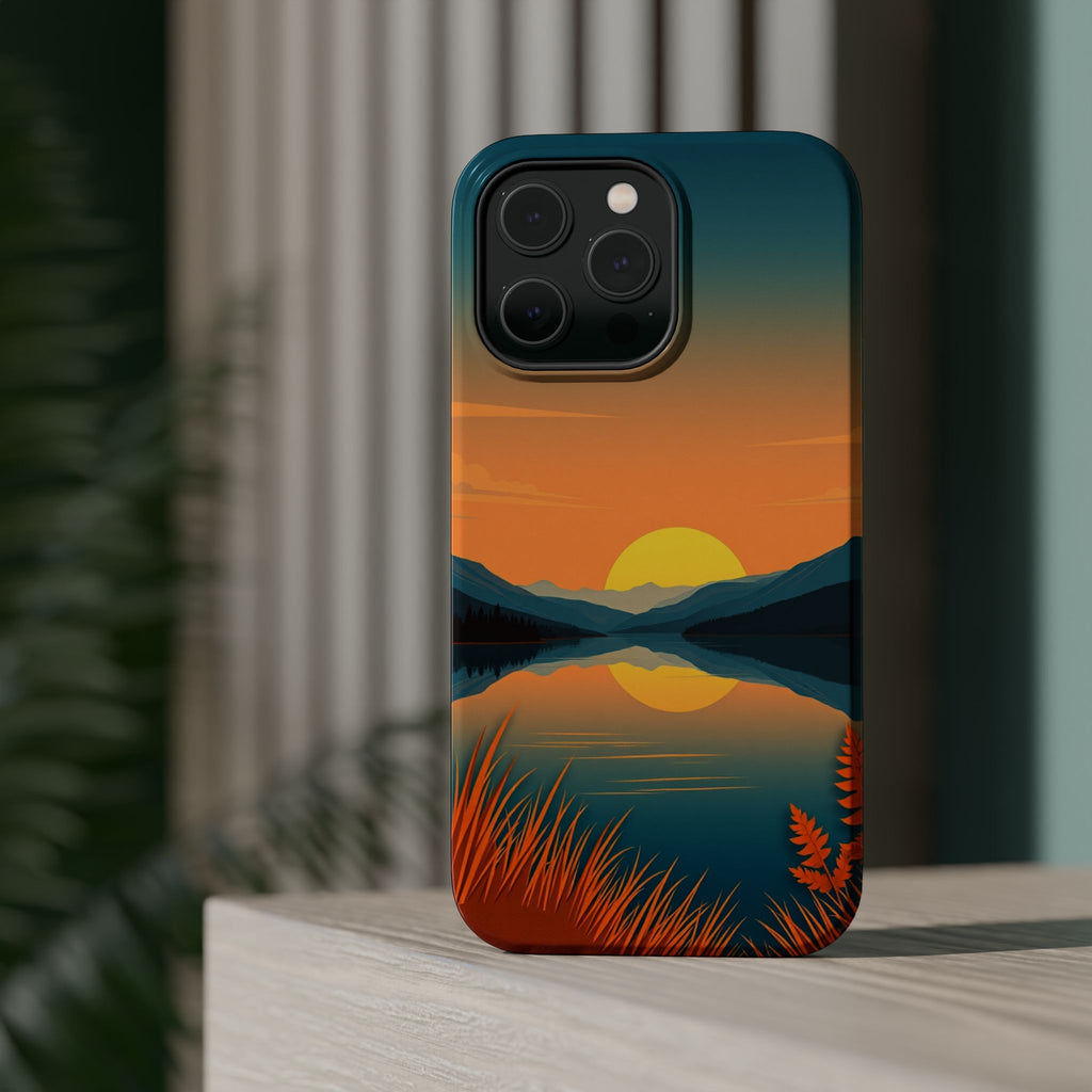 iPhone Lake at Twilight Cinematic Art Slim Everyday Designer Case · iPhone Case