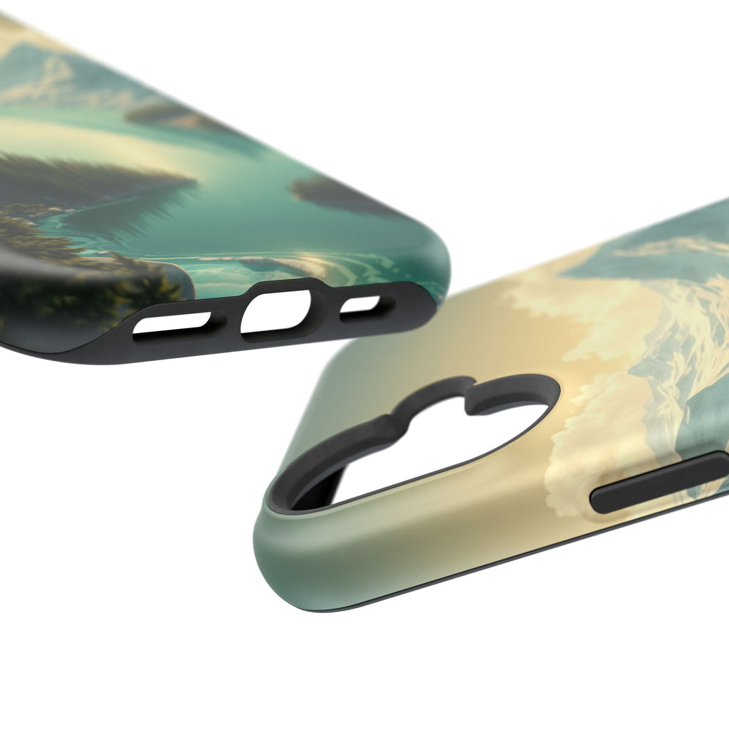 iPhone Glacier Lake Bold Art Slim Everyday Designer Case · iPhone Case