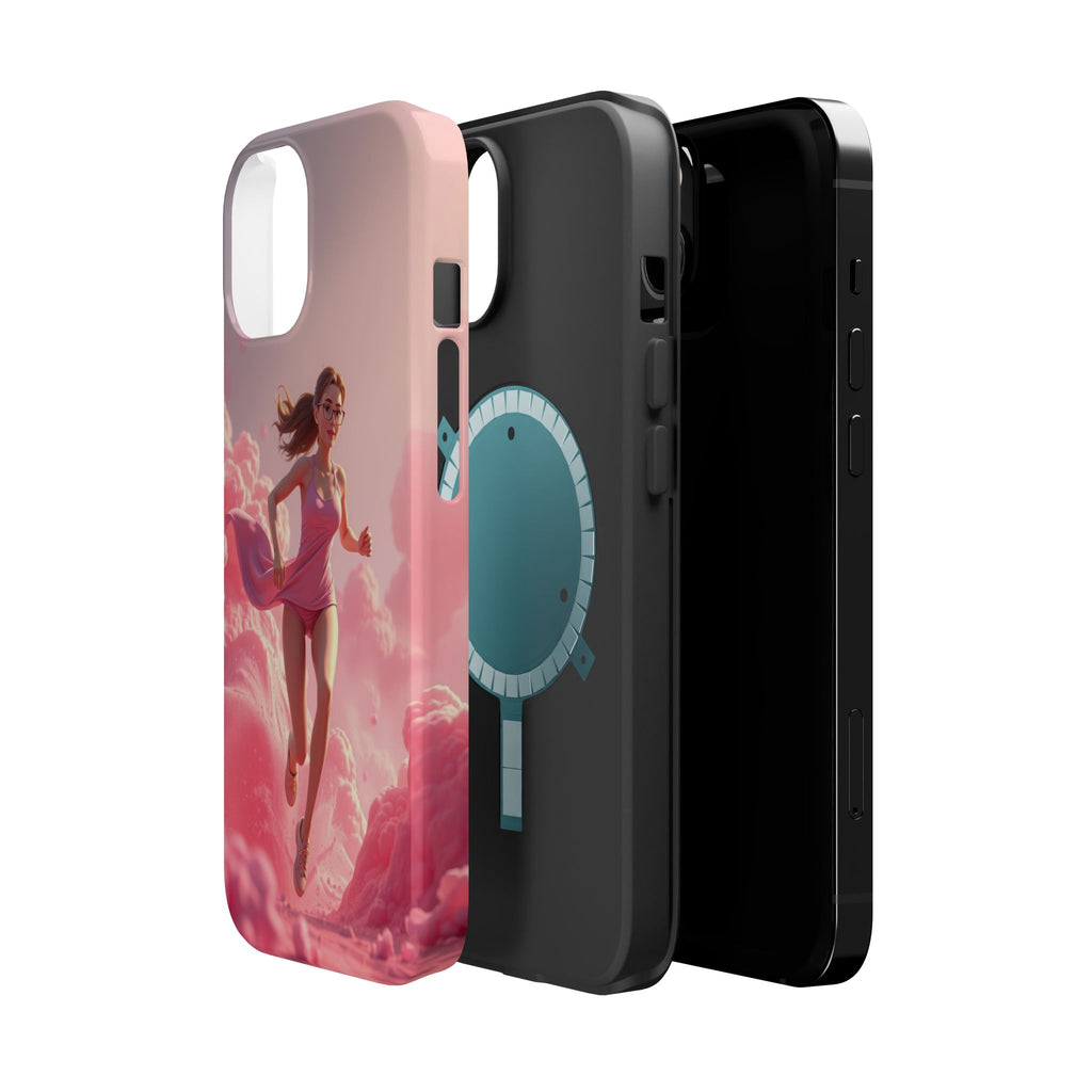 iPhone on Fumes 3D Digital Bold Modern Everyday Snap Case · iPhone Case