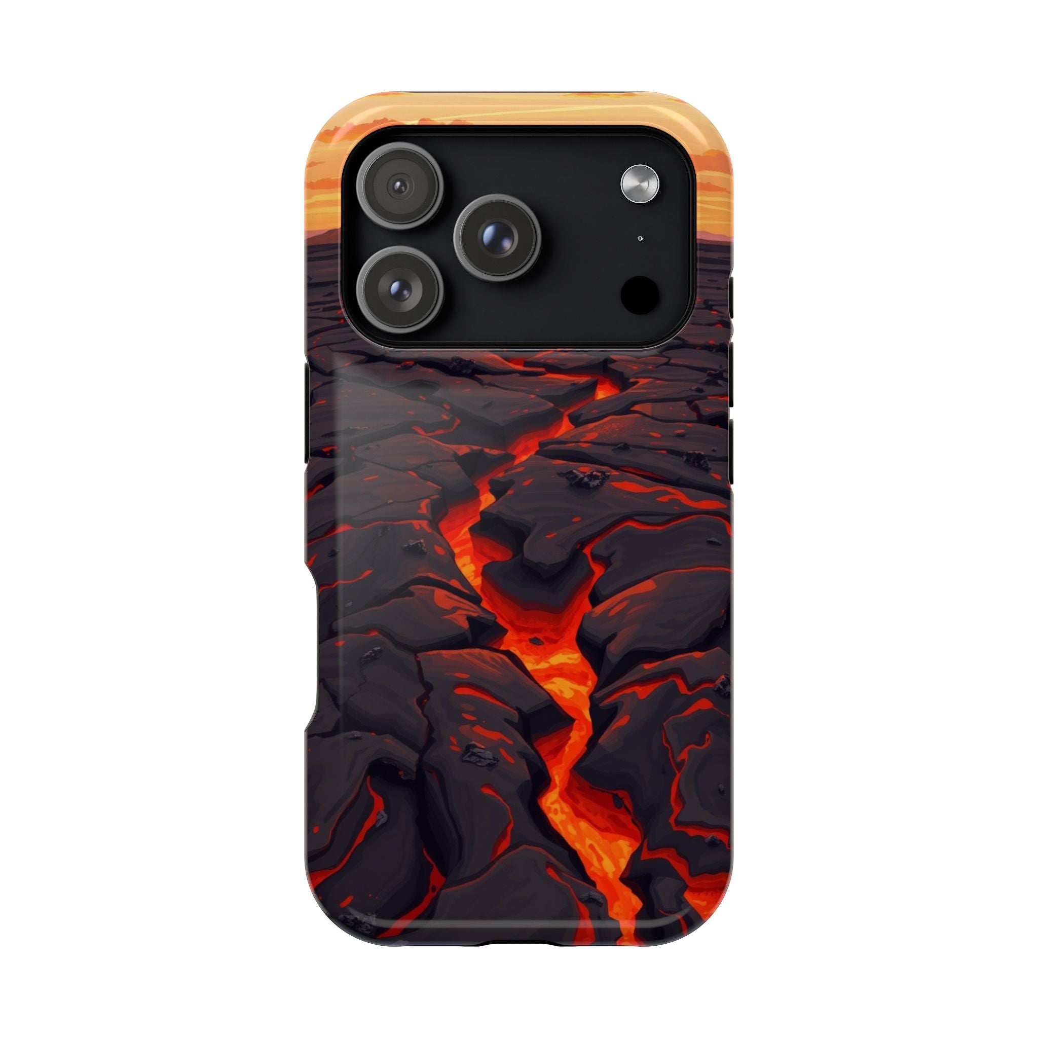 iPhone Lava Field Earthy Design Slim Everyday Designer Case · iPhone Case