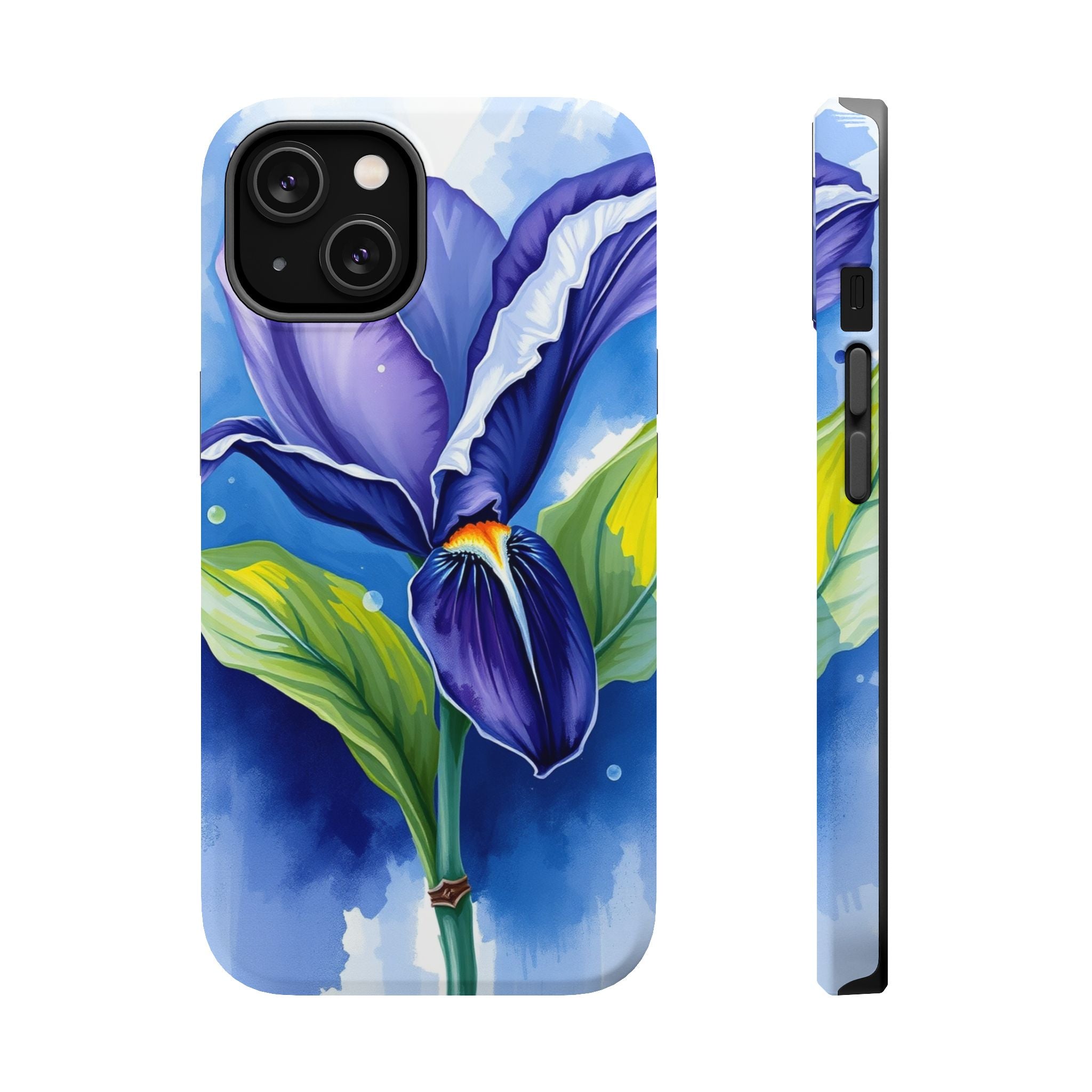iPhone Indigo And Violet Petal Storm Slim Everyday Designer Case · iPhone Case