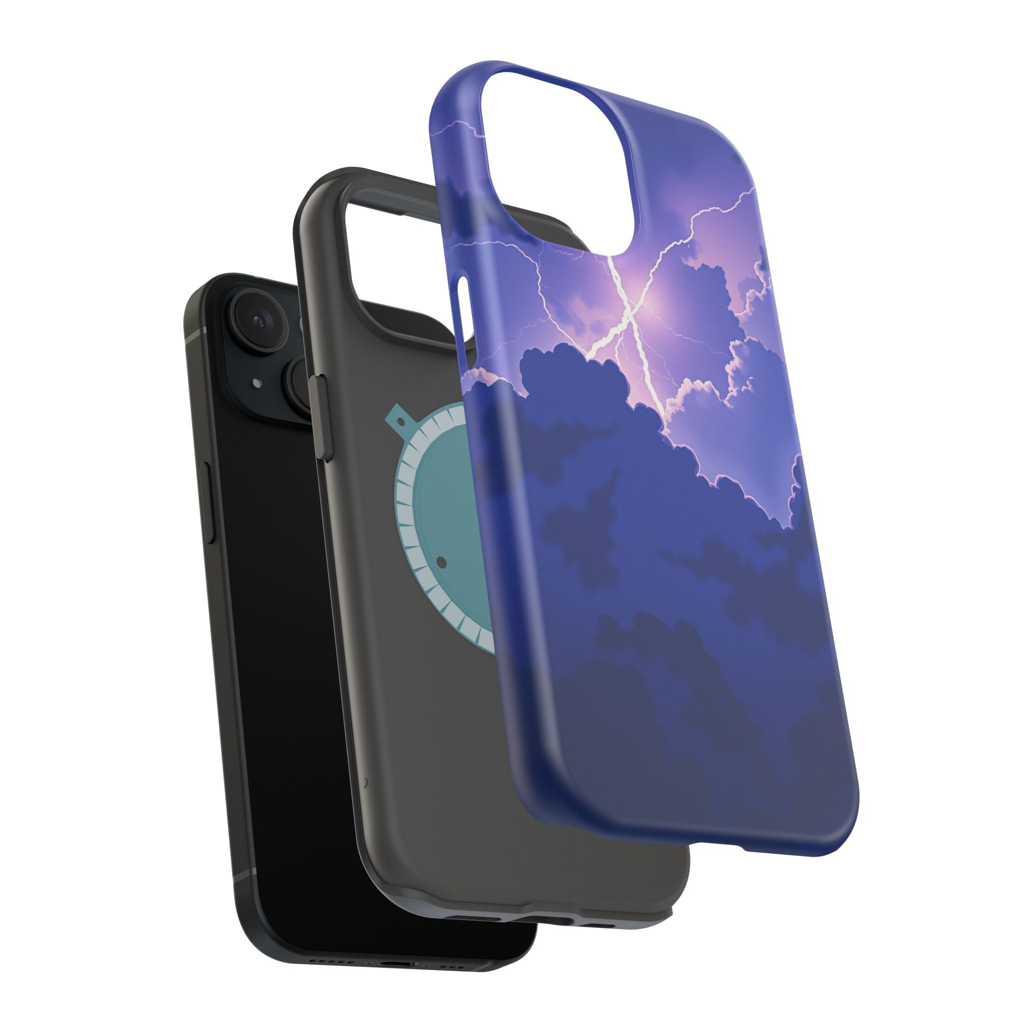 iPhone Indigo And Violet Thunderstorm Sky Slim iPhone Everyday Designer · iPhone