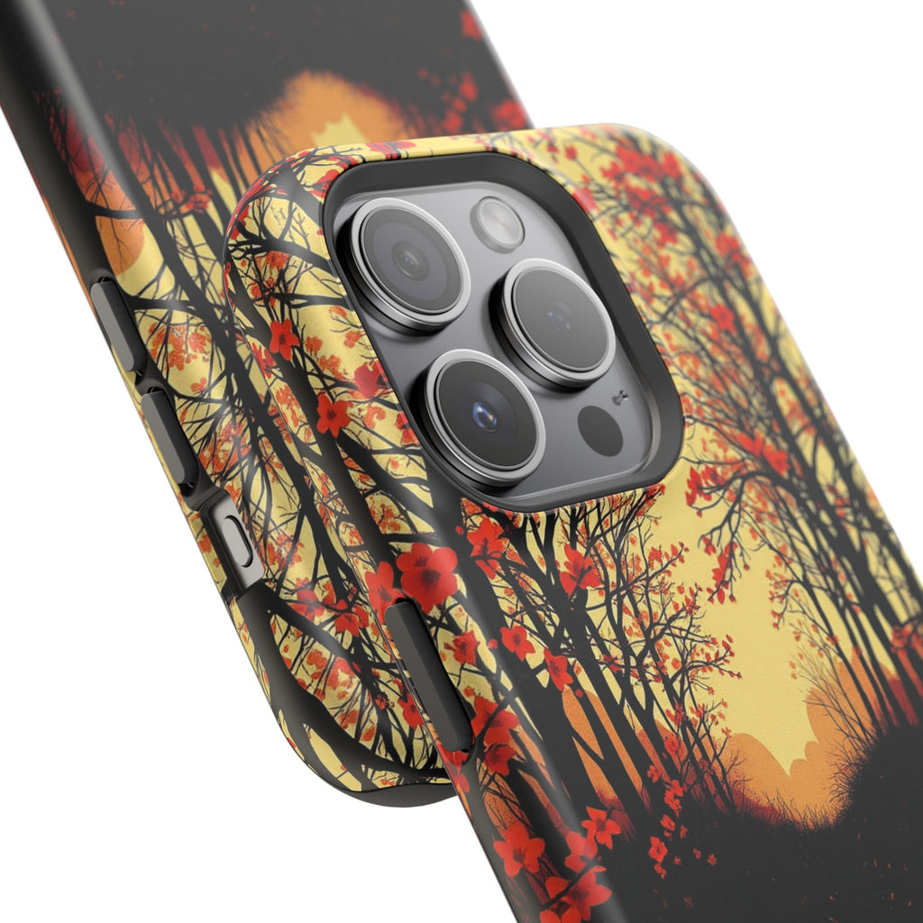 iPhone Dreamy Blossom Trail Design Bold Modern Everyday Snap Case · iPhone Case