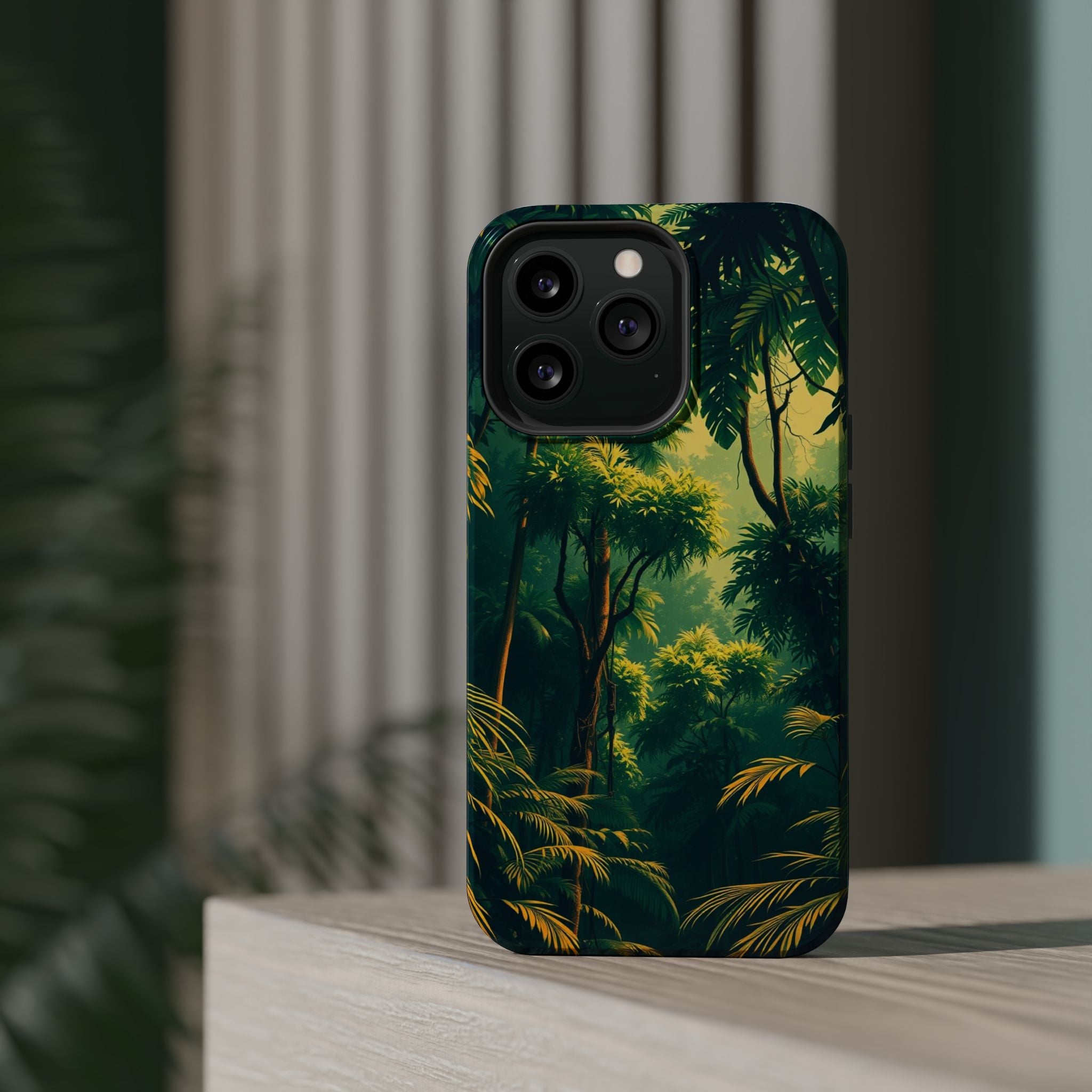 iPhone Rainforest Canopy Vintage Retro Poster Slim iPhone Everyday · iPhone Case