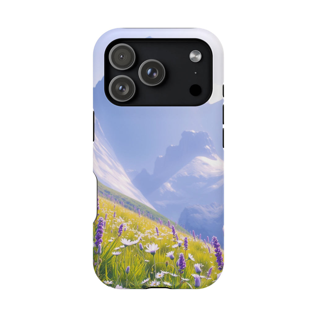 iPhone Lavender And Pearl Alpine Meadow Slim Everyday iPhone Designer · iPhone C