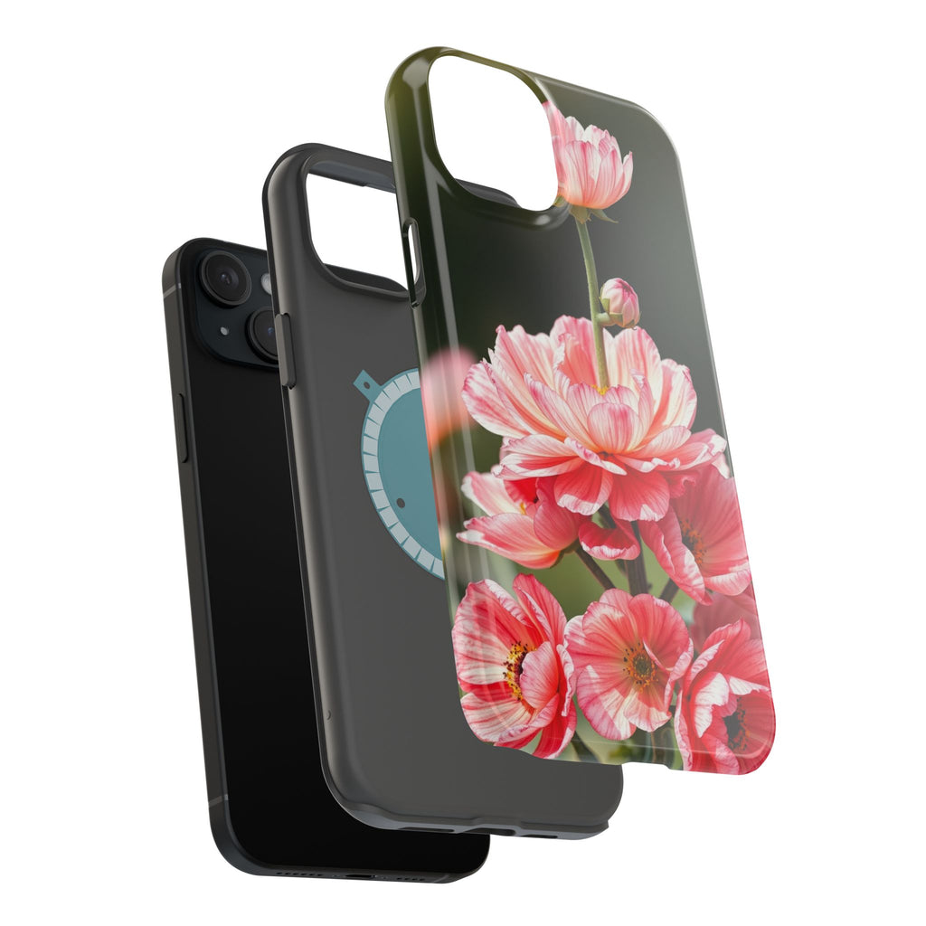 iPhone Ranunculus Stack Vibrant Watercolor Slim Snap Case · iPhone Case