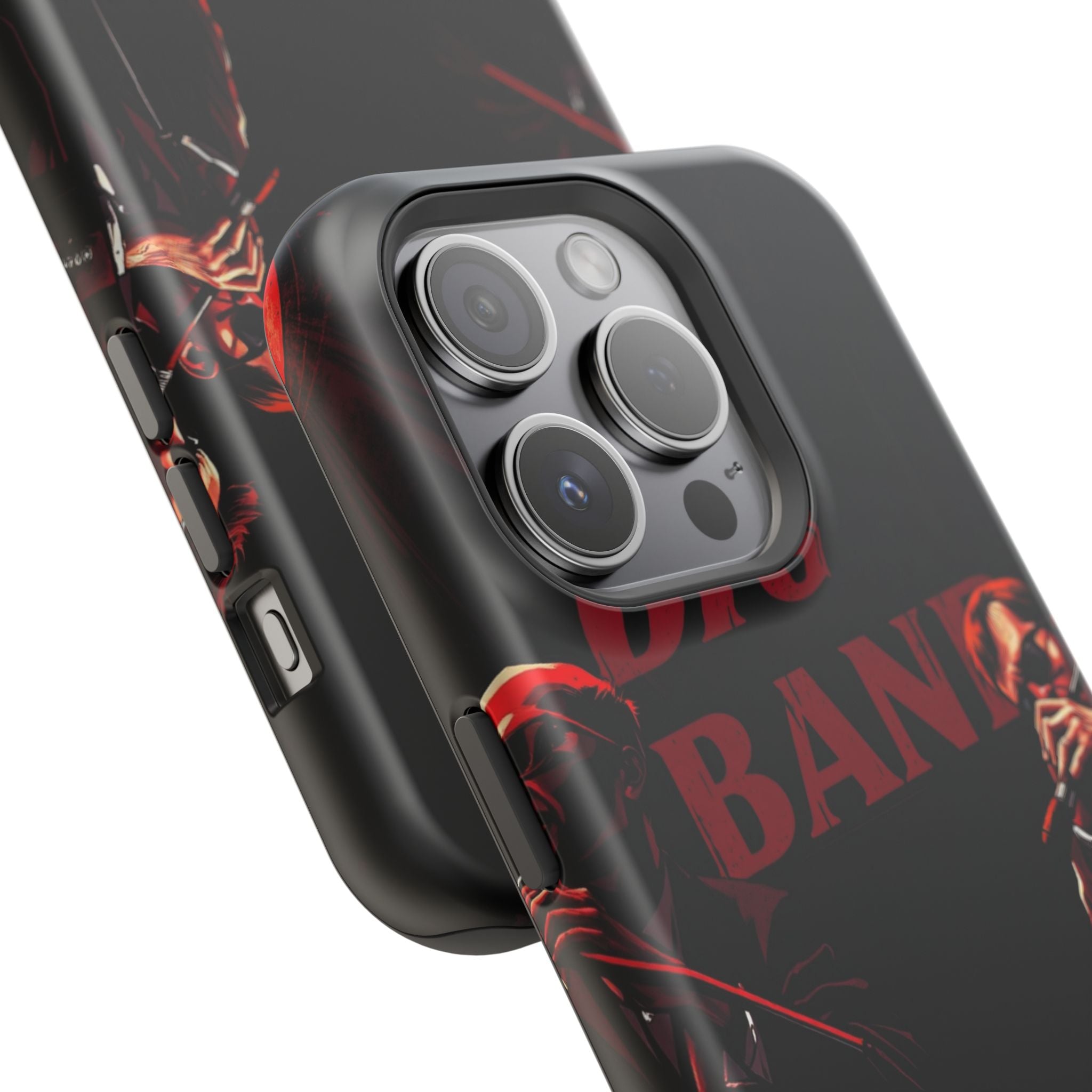 iPhone Black And Crimson Big Band Era Slim Everyday Designer Case · iPhone Case