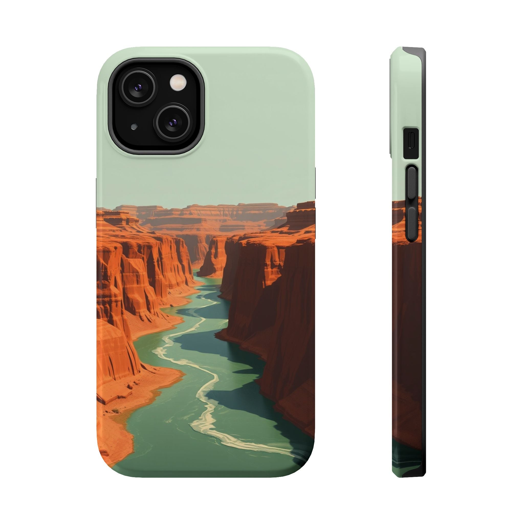 iPhone Burnt Orange And Sand River Canyon Slim iPhone Everyday Designer · iPhone