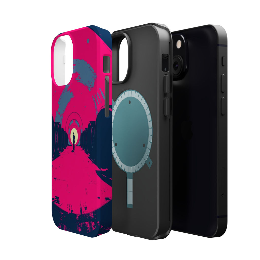 iPhone 1960s Mod Circles Bold Art Bold Modern Everyday Snap Case · iPhone Case