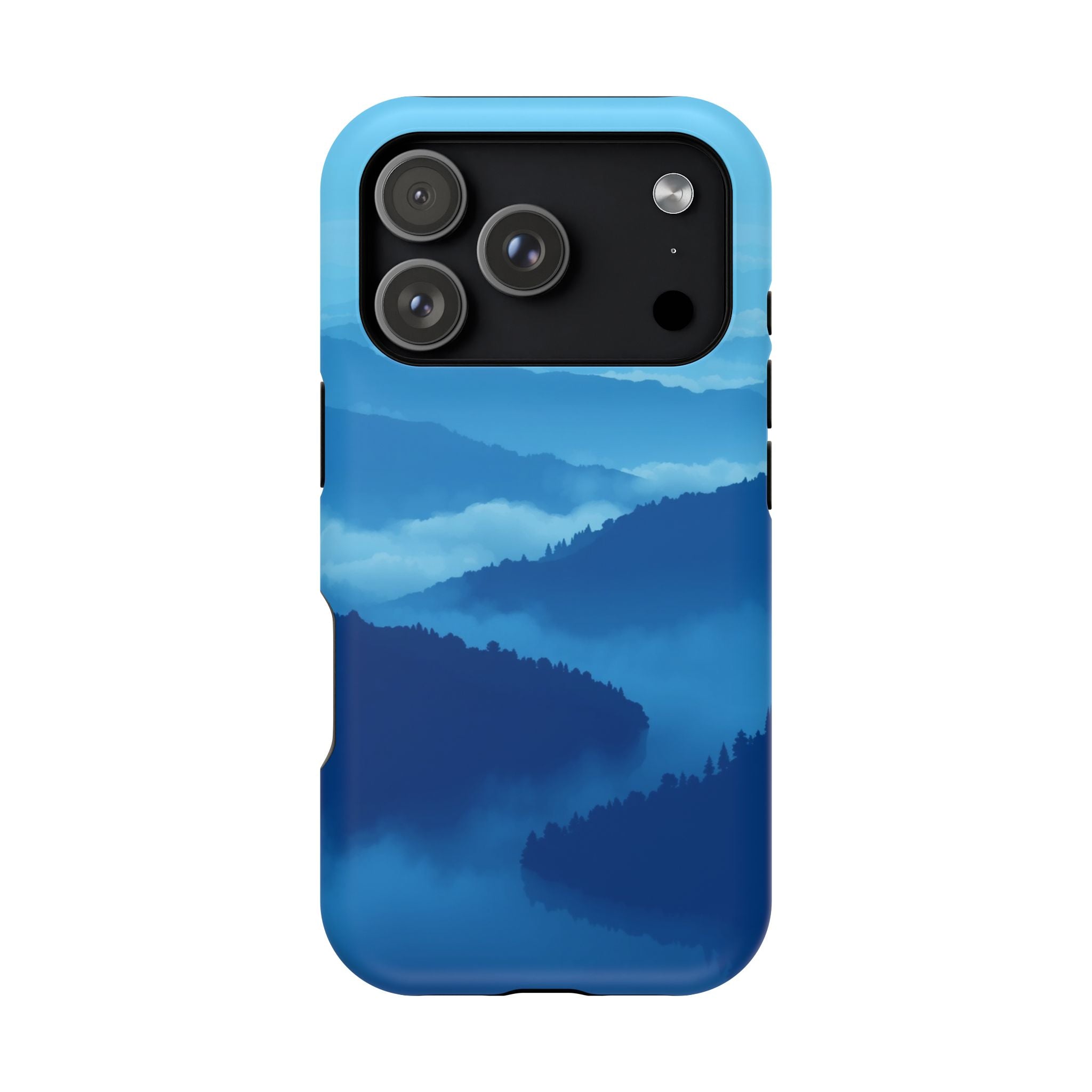 iPhone Fog Rolling Over Hills Pixel Art -Bit Slim iPhone Everyday · iPhone Case