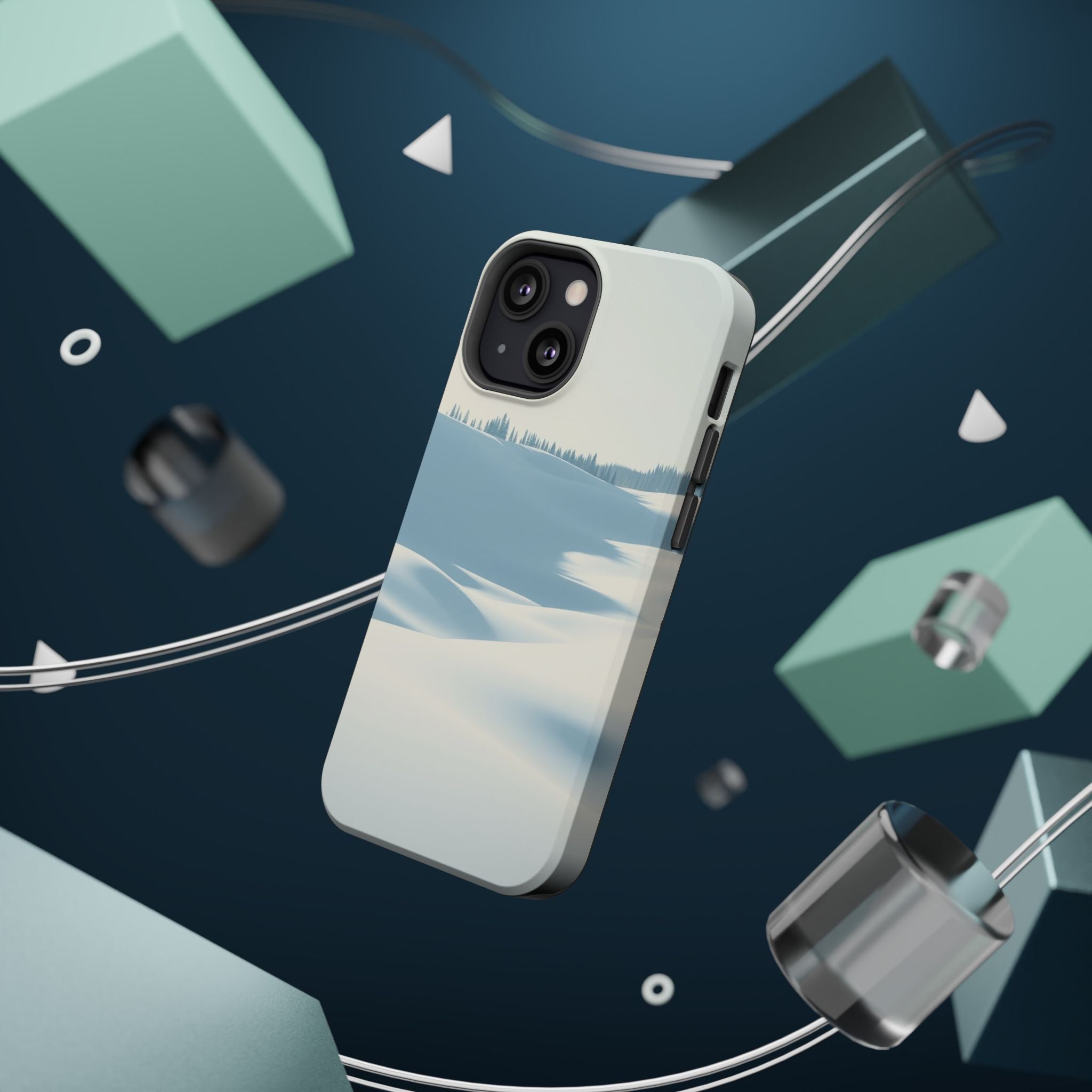 iPhone Snow Field Dreamy Design Slim Everyday Designer Case · iPhone Case