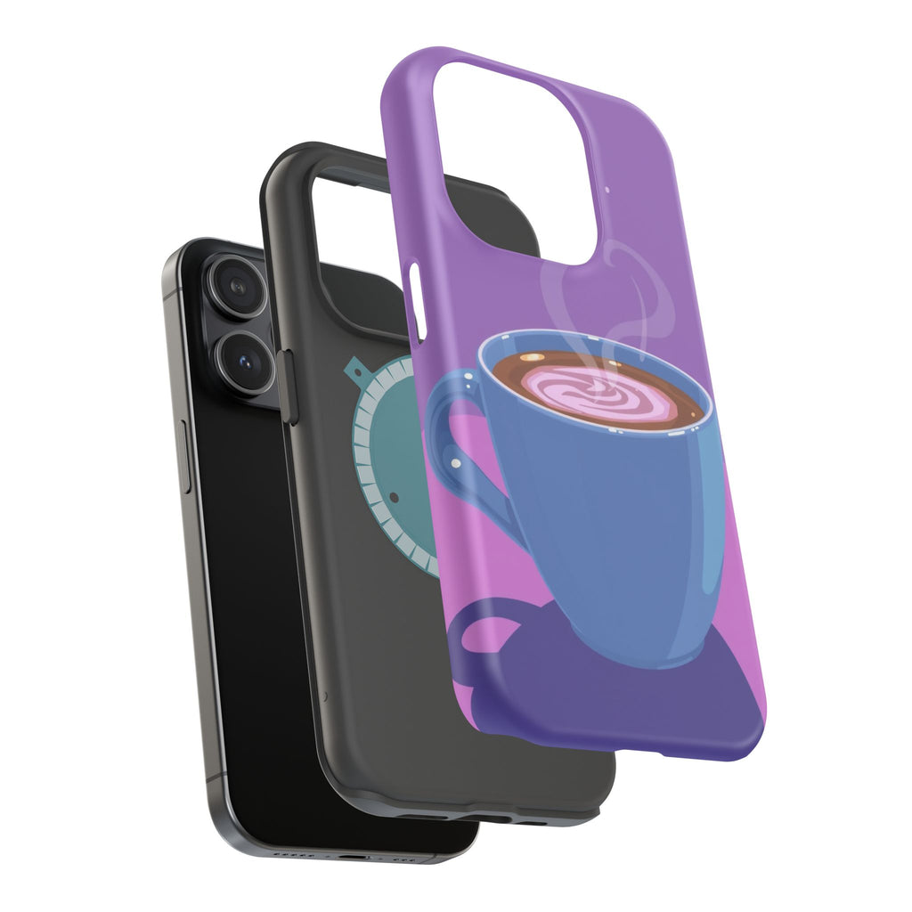 iPhone Emotional Support Coffee Pixel Art -Bit Soft Finish Everyday Case · iPhon