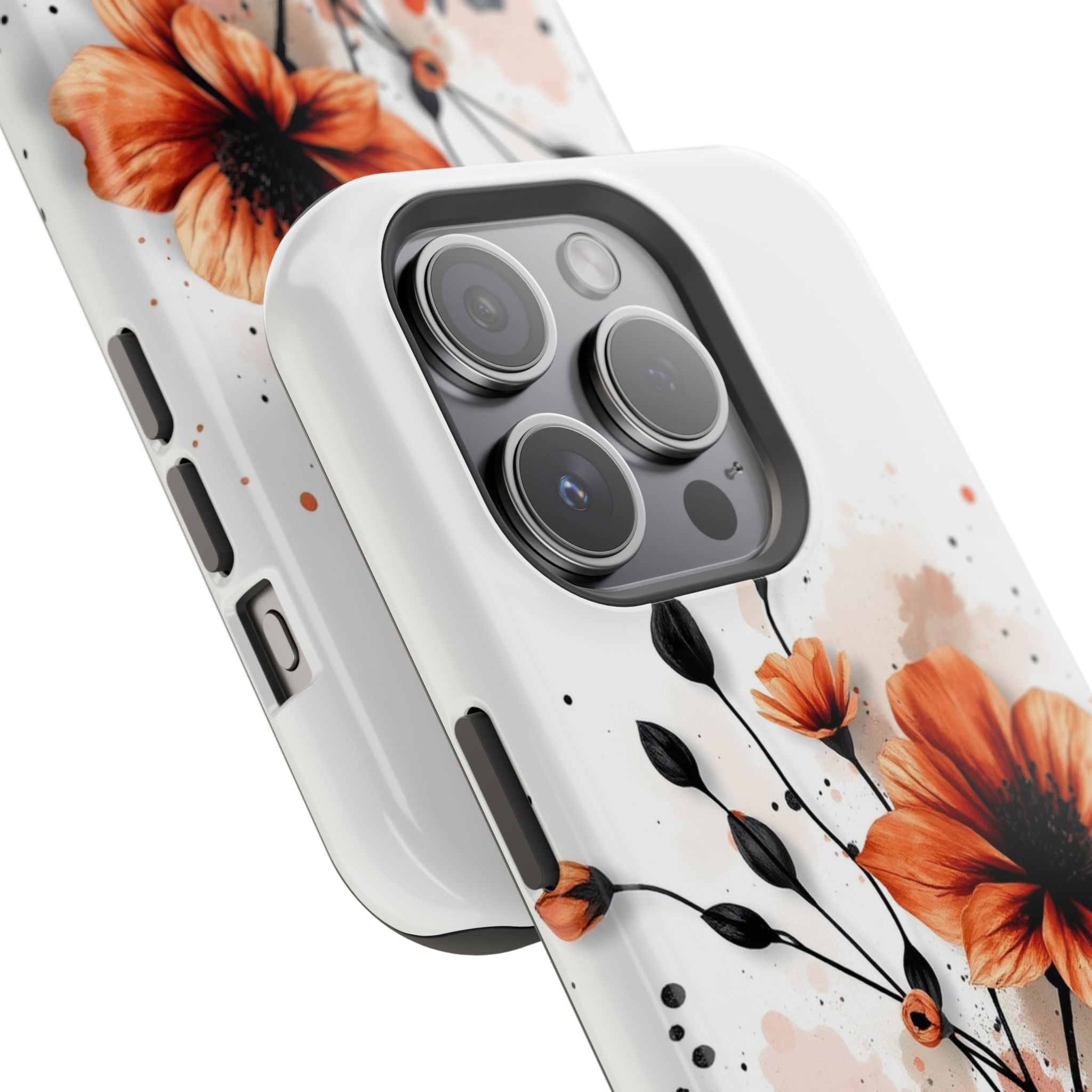 iPhone Floral Watercolor Splash 3D Digital Slim iPhone Everyday · iPhone Case