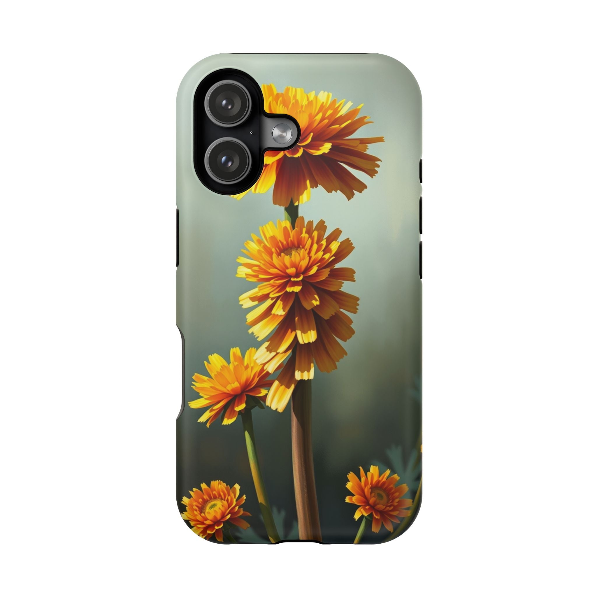 iPhone Ranunculus Stack Electric Art Slim Everyday Designer Case · iPhone Case