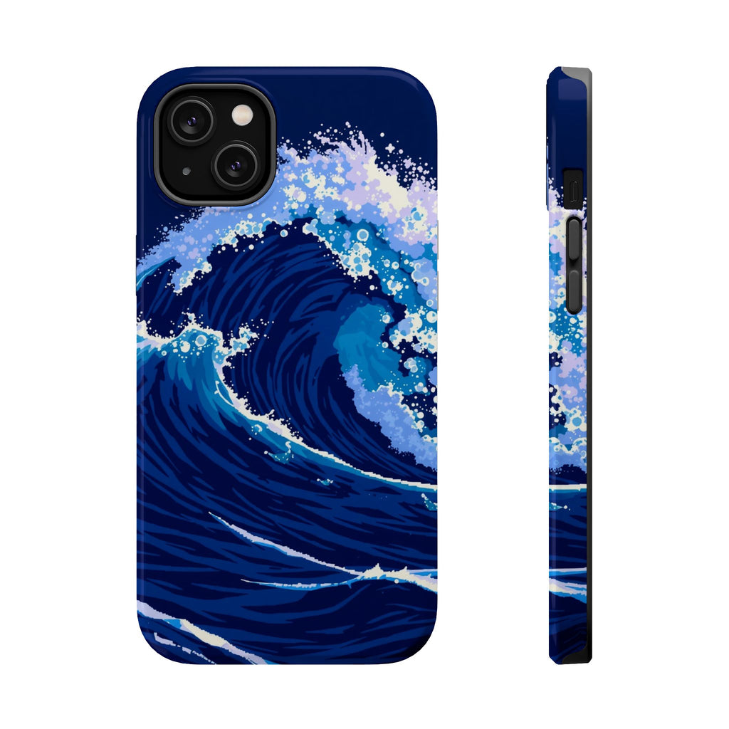 iPhone Indigo And Violet Ocean Wave Crash Slim iPhone Everyday Designer · iPhone