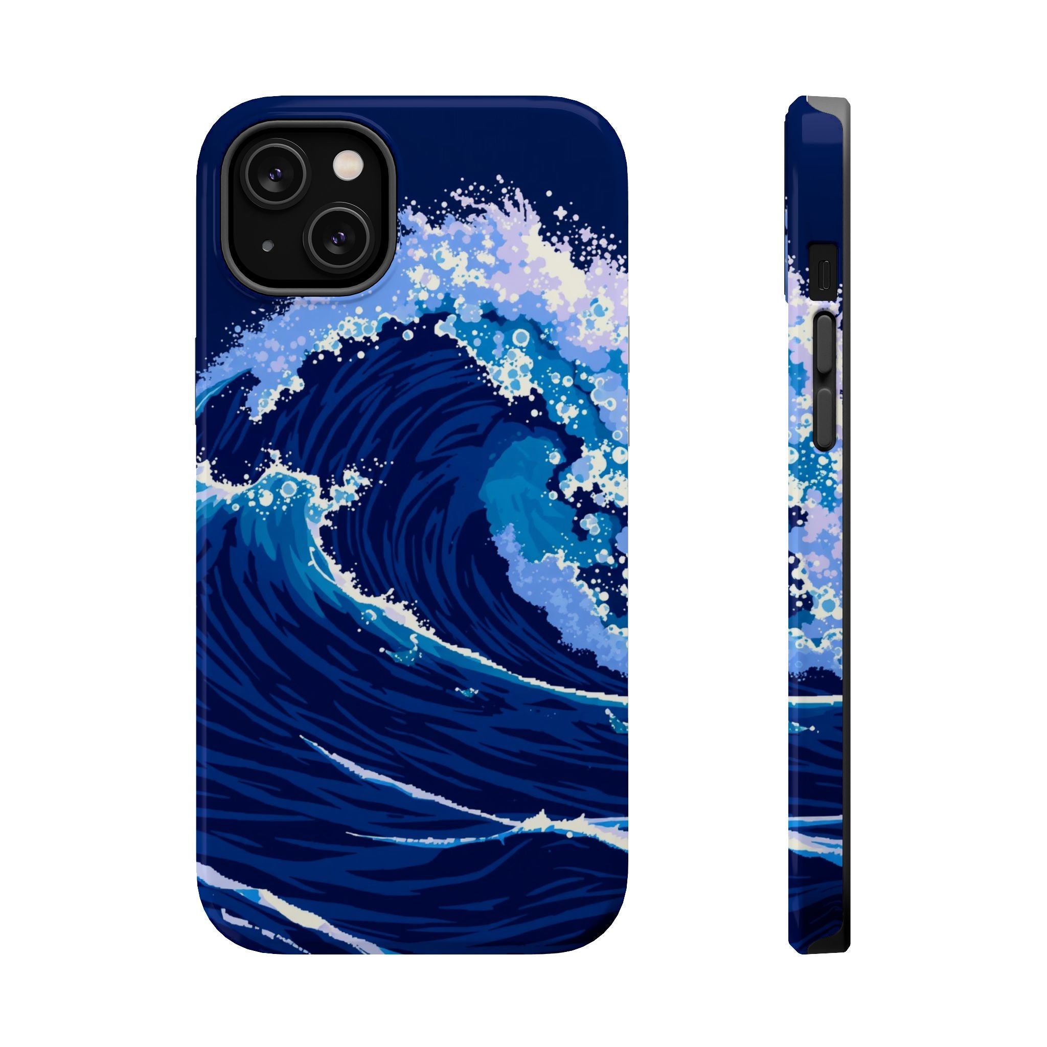 iPhone Indigo And Violet Ocean Wave Crash Slim iPhone Everyday Designer · iPhone