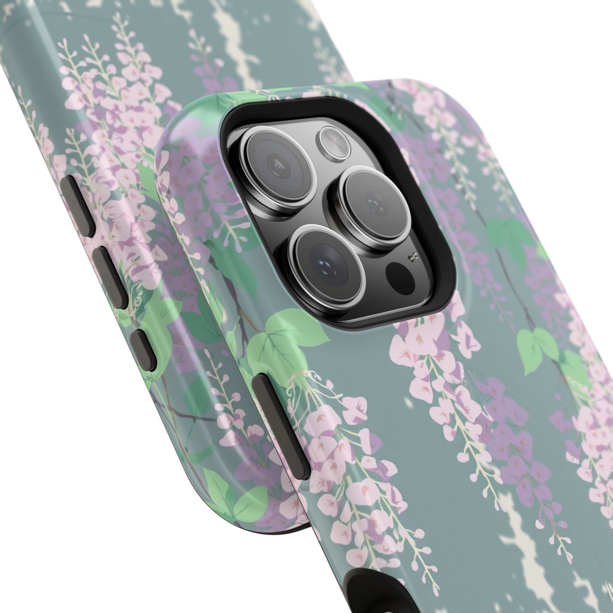 iPhone Dreamy Wisteria Cascade Design Slim Everyday Designer Case · iPhone Case