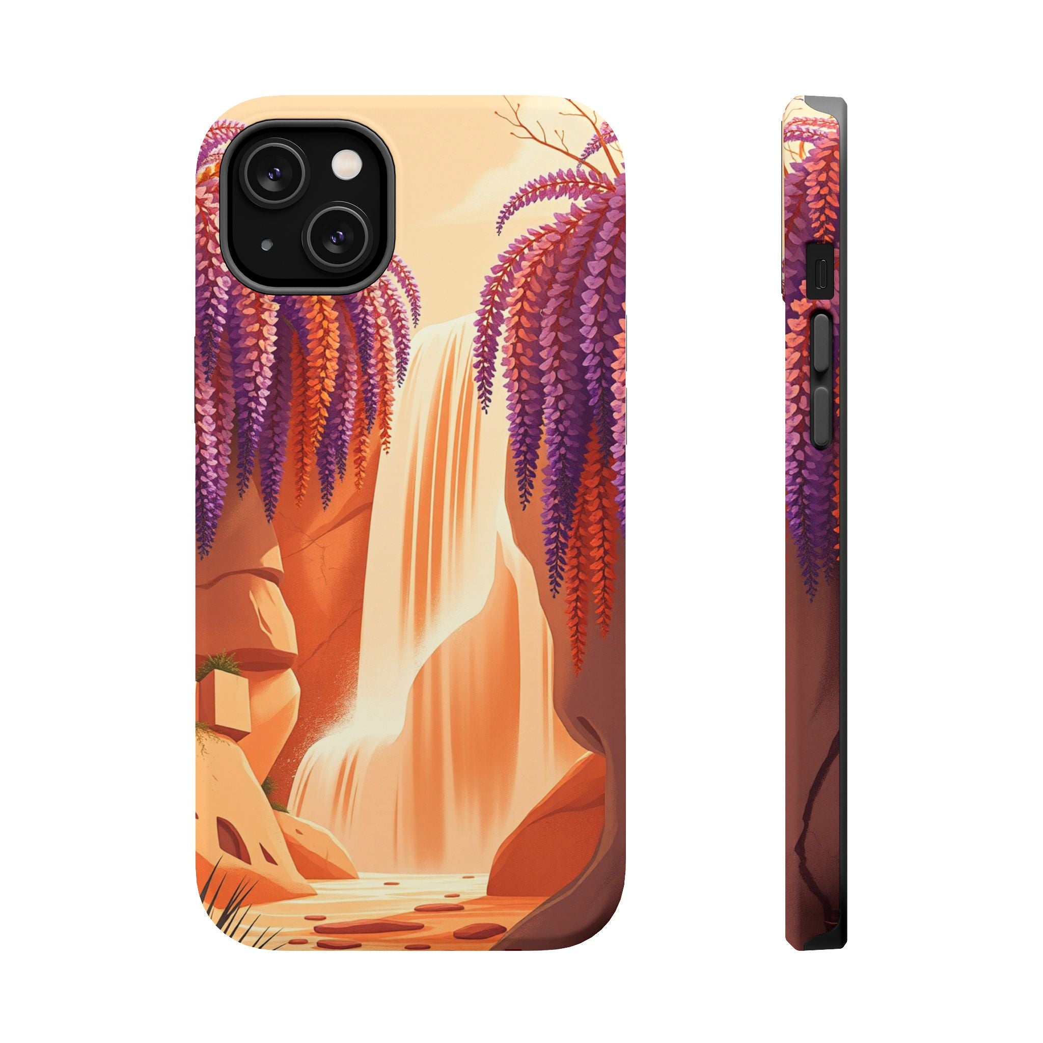 iPhone Wisteria Cascade Grunge Distressed Slim iPhone Everyday Designer · iPhone