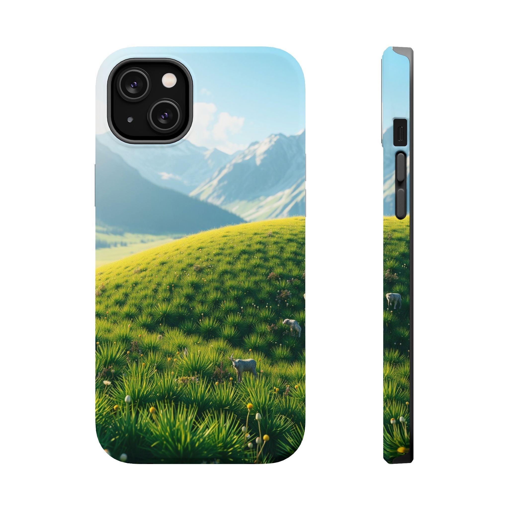 iPhone Vibrant Alpine Meadow Design Slim Everyday Designer Case · iPhone Case