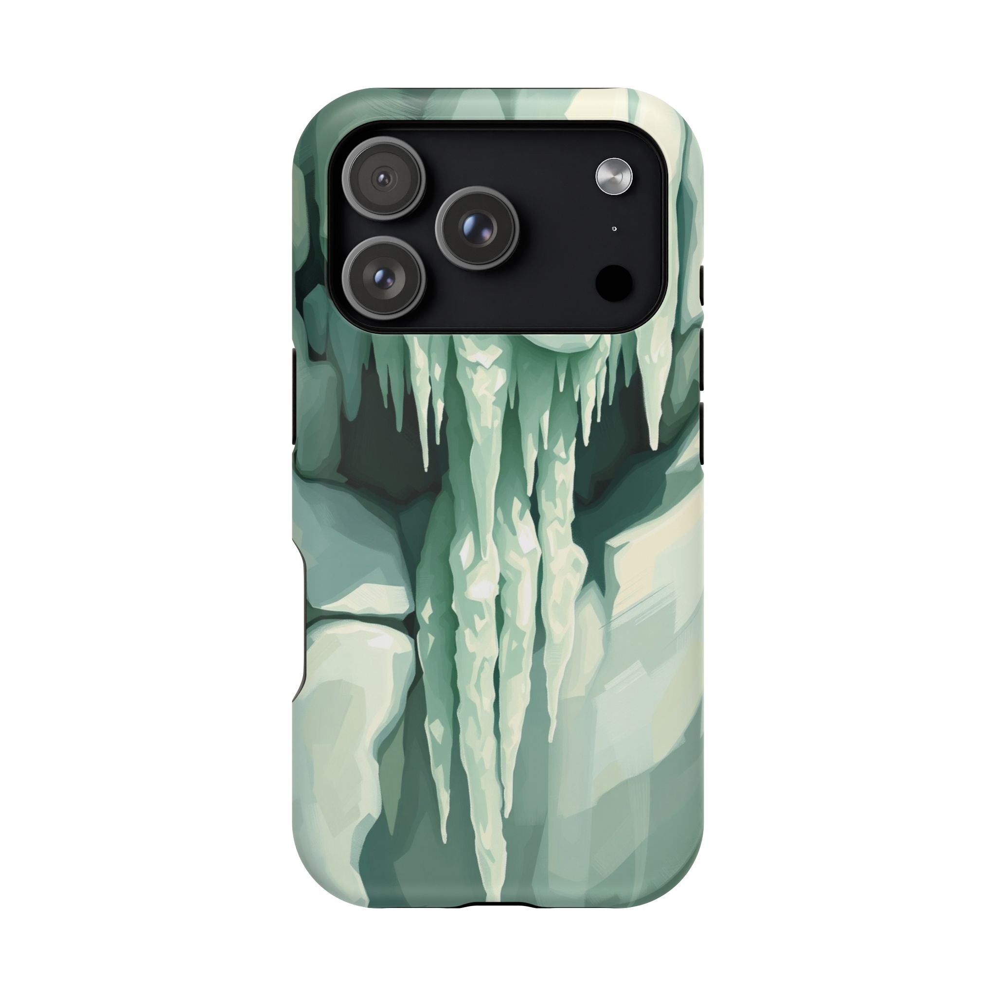 iPhone Earthy Icicle Formation Design Slim Everyday Designer Case · iPhone Case