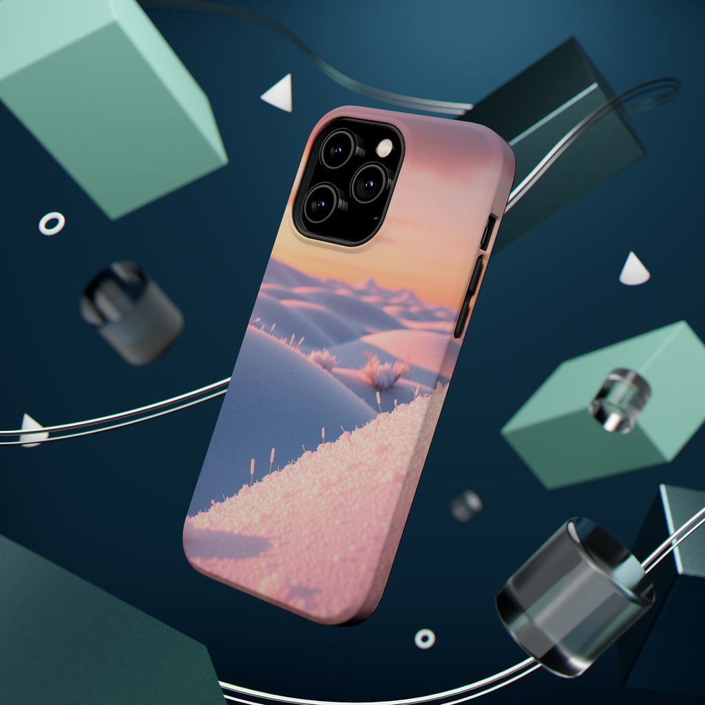 iPhone Snow Field 3D Digital Slim Everyday Designer Case · iPhone Case