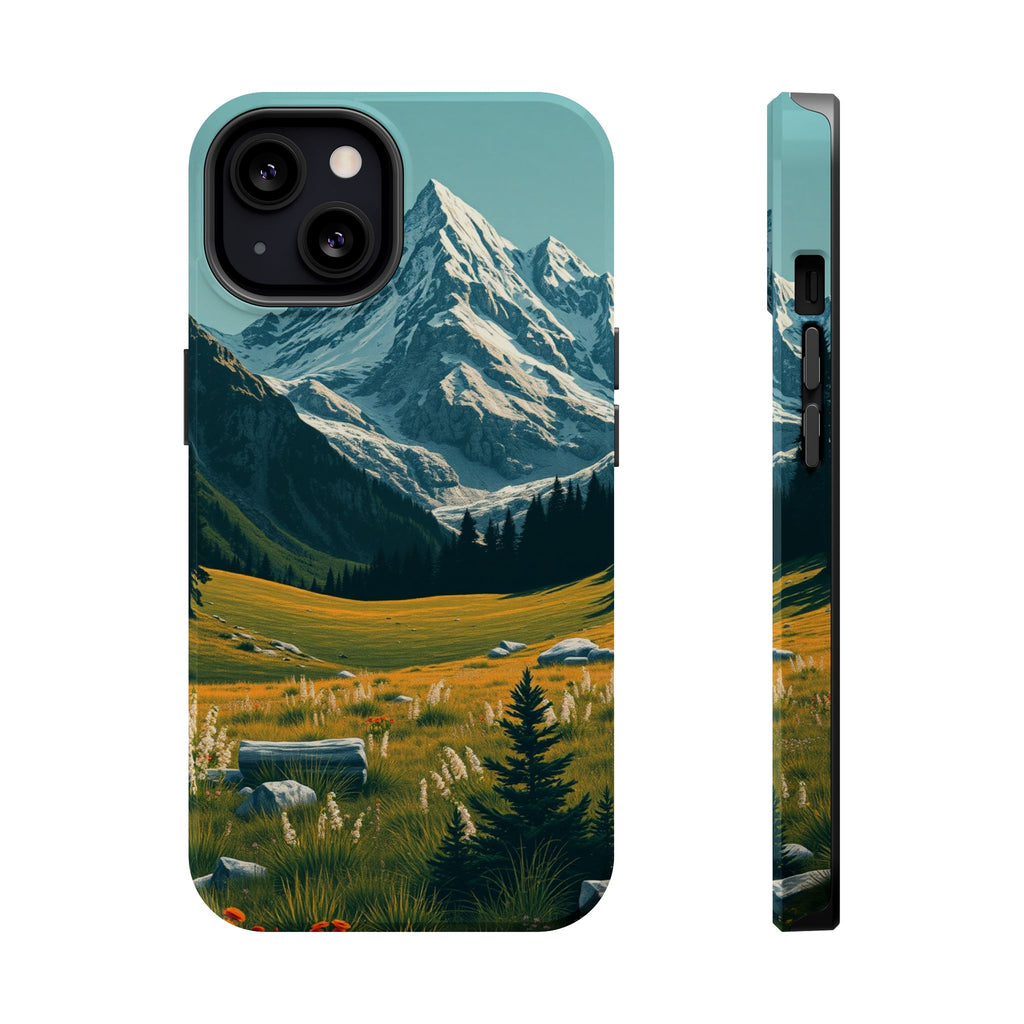 iPhone Alpine Meadow Bold Art 19 Bold Modern Everyday Snap Case · iPhone Case