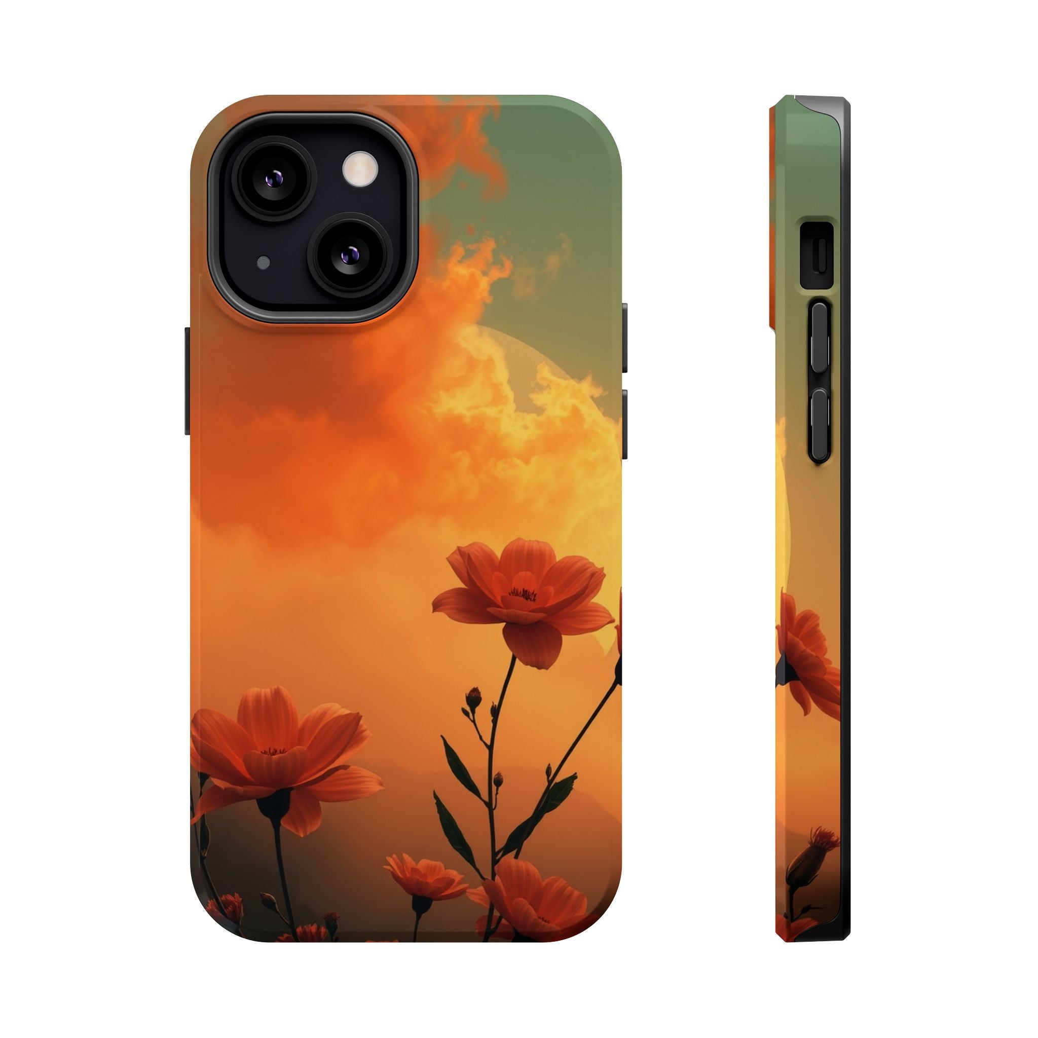 iPhone Floral Ombre Enchanted Art Bold Modern Everyday Snap Case · iPhone Case