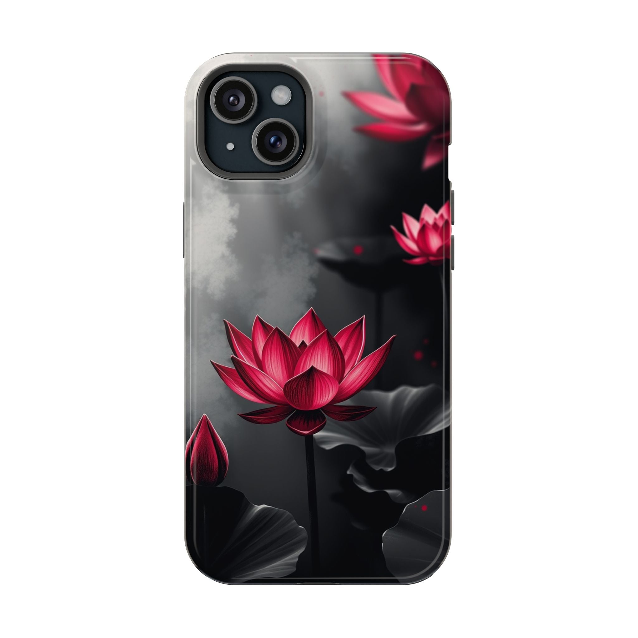 iPhone Lotus Pond Mystic Art 15 Slim Everyday Designer Case · iPhone Case