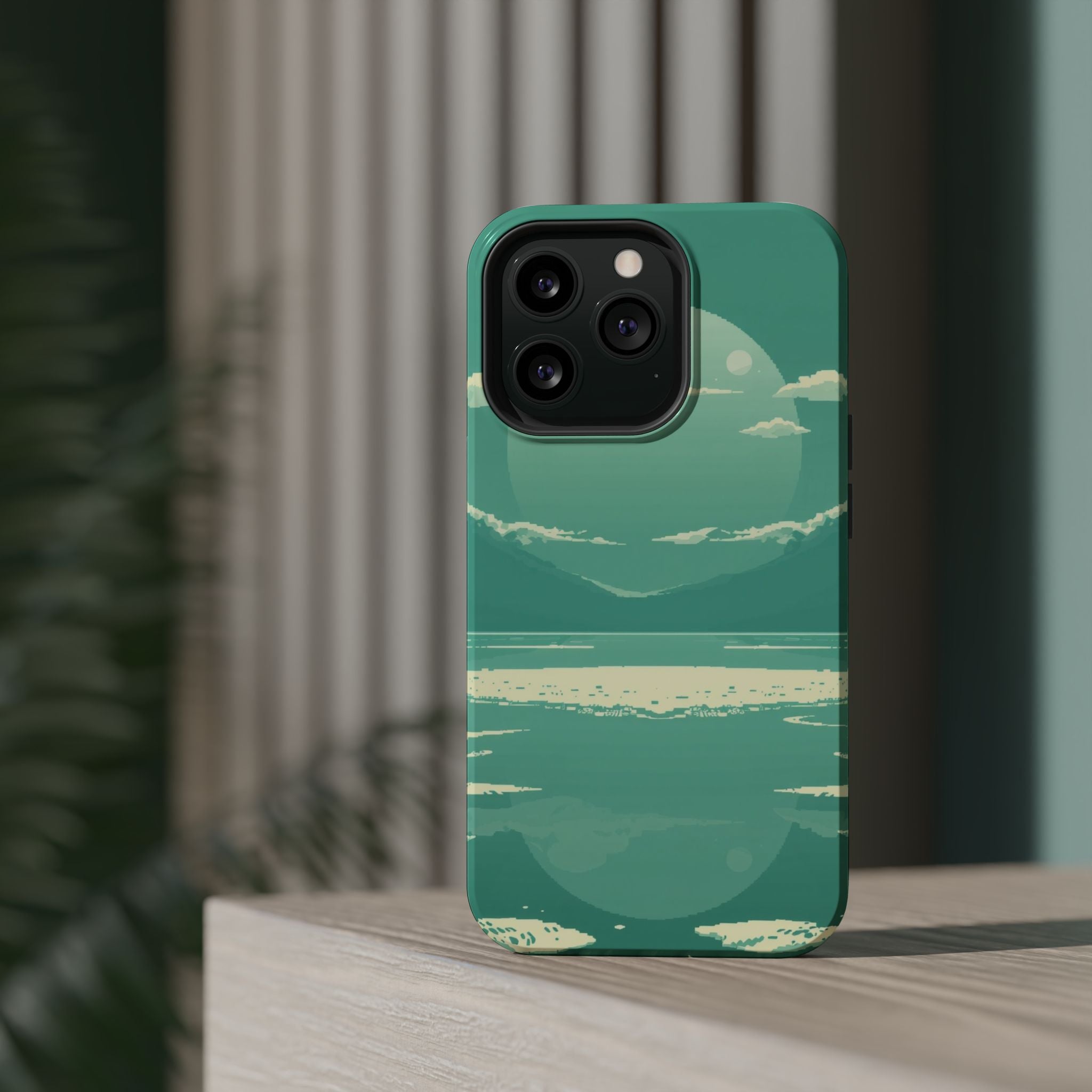 iPhone Earthy Salt Flat Mirror Design Slim Everyday iPhone 13 Designer · iPhone