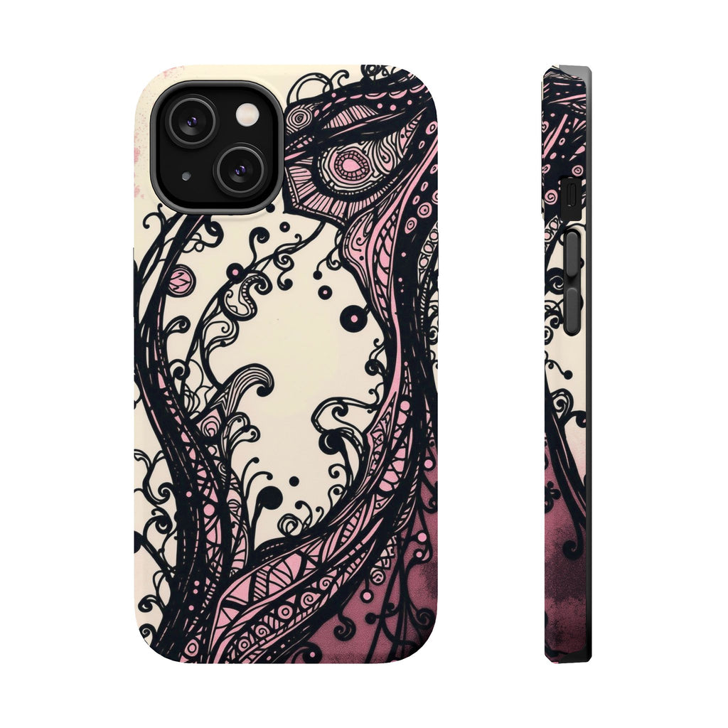 iPhone Radiant Zentangle Flow Design Slim Everyday Designer Case · iPhone Case
