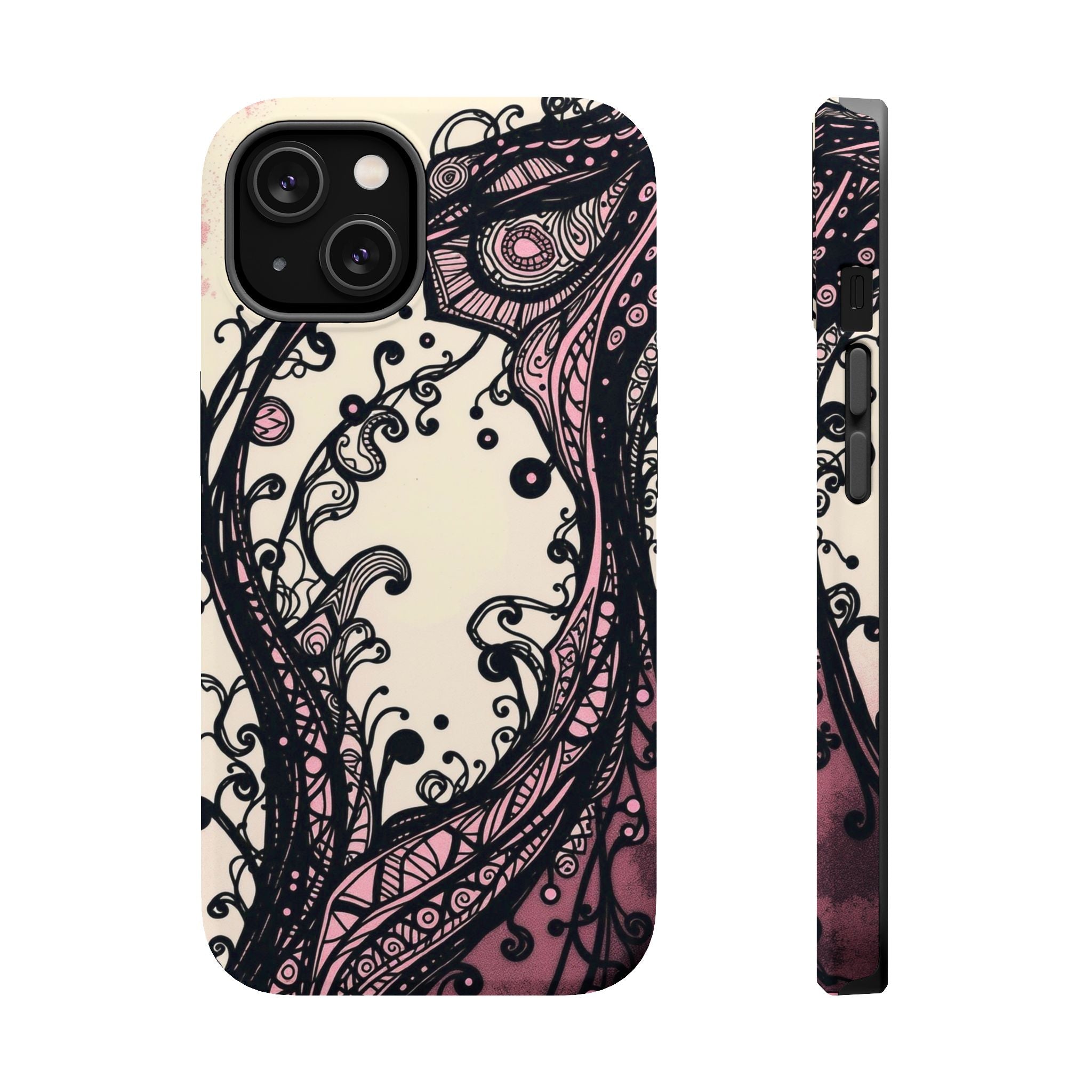 iPhone Radiant Zentangle Flow Design Slim Everyday Designer Case · iPhone Case