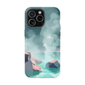 iPhone Mint And Blush Hot Spring Steam Slim Everyday iPhone 10 Designer · iPhone