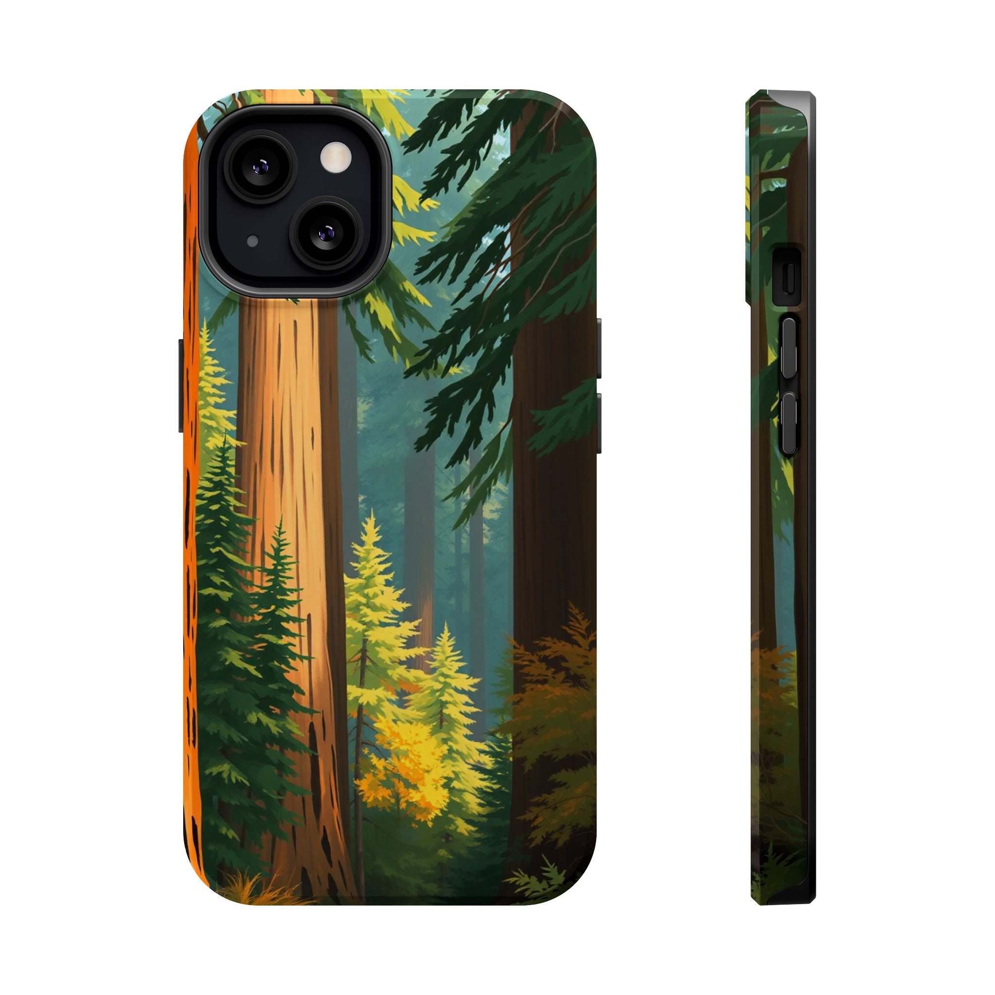 iPhone Redwood Forest Oil Painting Impressionist Clean iPhone Minimal · iPhone C