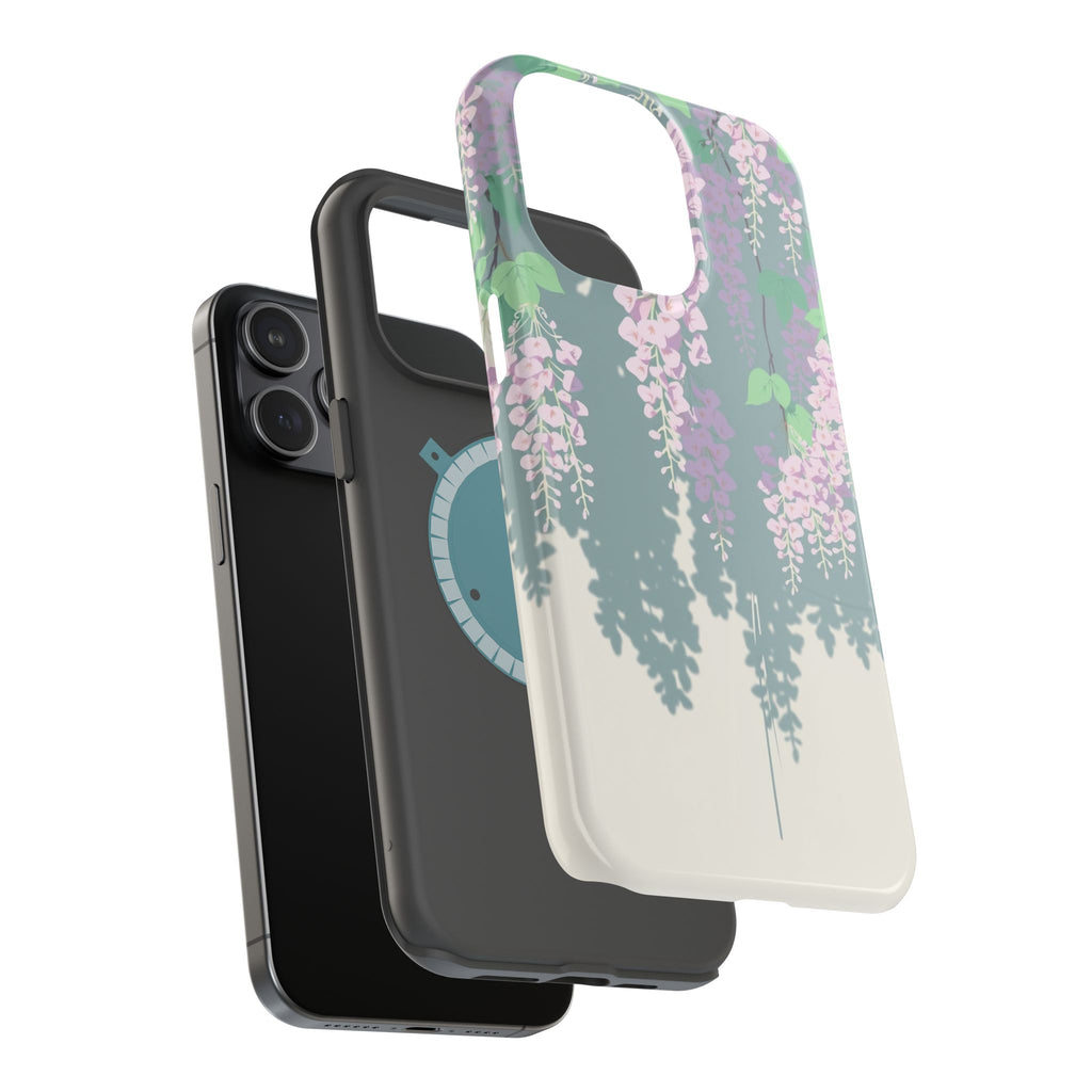 iPhone Dreamy Wisteria Cascade Design Slim Everyday Designer Case · iPhone Case